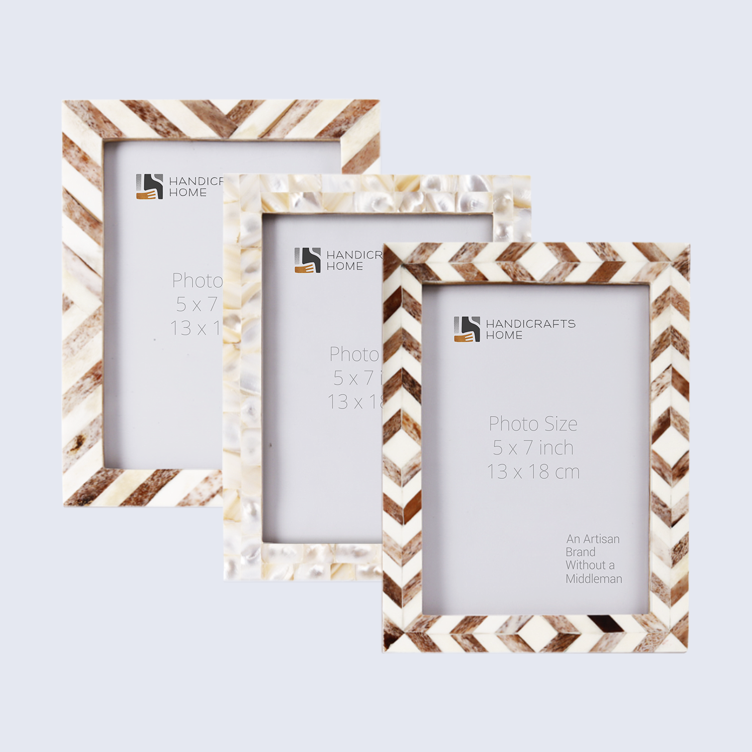 Picture Frame Combo Pack of 3 – Autumn Collection, 5" x 7"