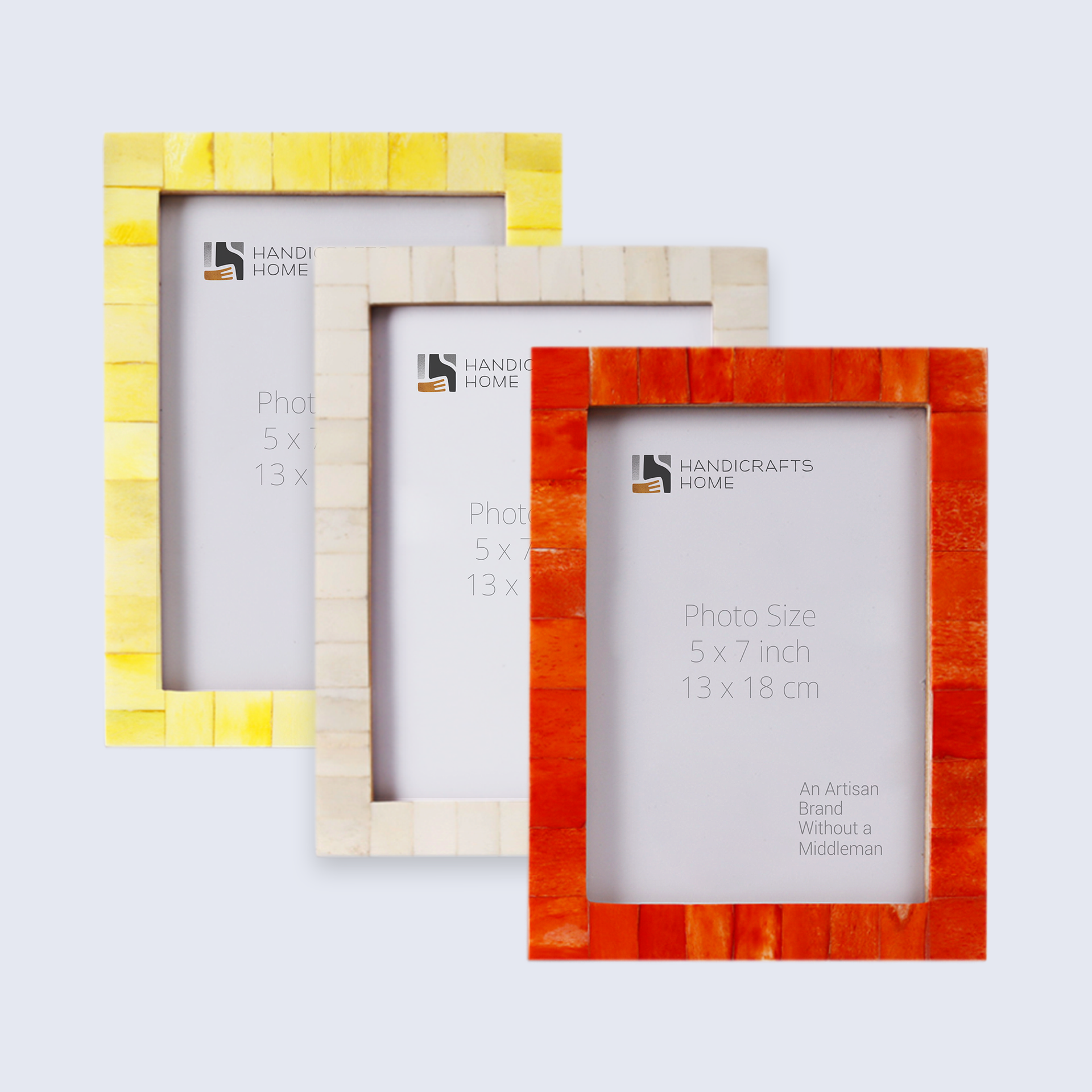 Picture Frame Combo Pack of 3 – Sunset Collection, 5" x 7"