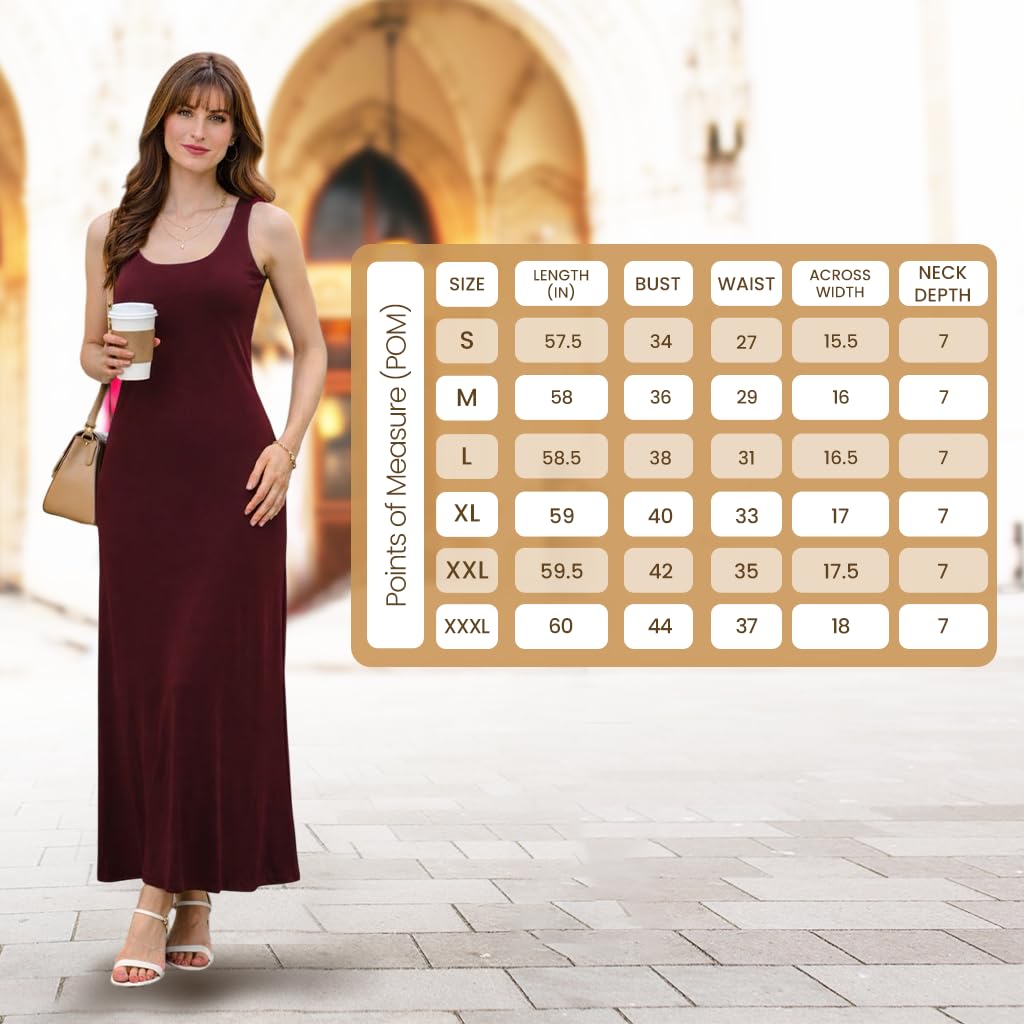 Casual Dress Sleeveless Ankle Length Available in 6 Colors