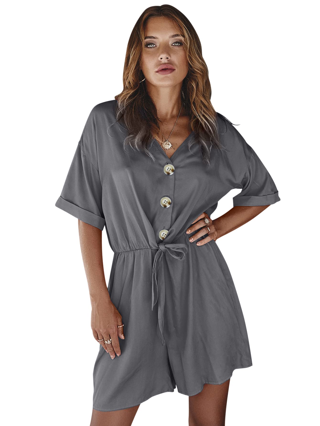 Wedding Guest Romper – Dressy Graduation & Spring Event Playsuit available in XS to XL
