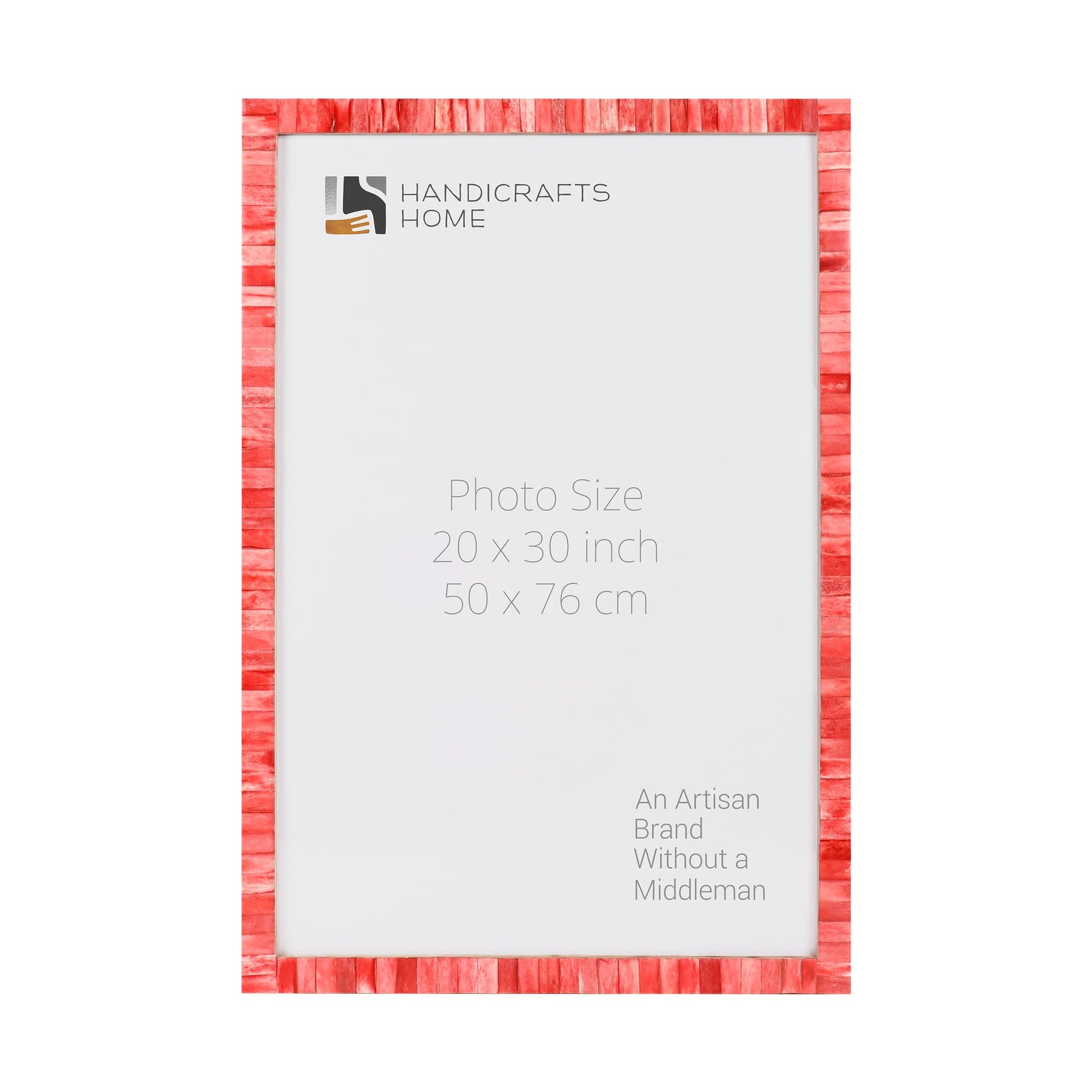 Poster Frames Classic Collection Bone Inlay, Red, 6 Sizes