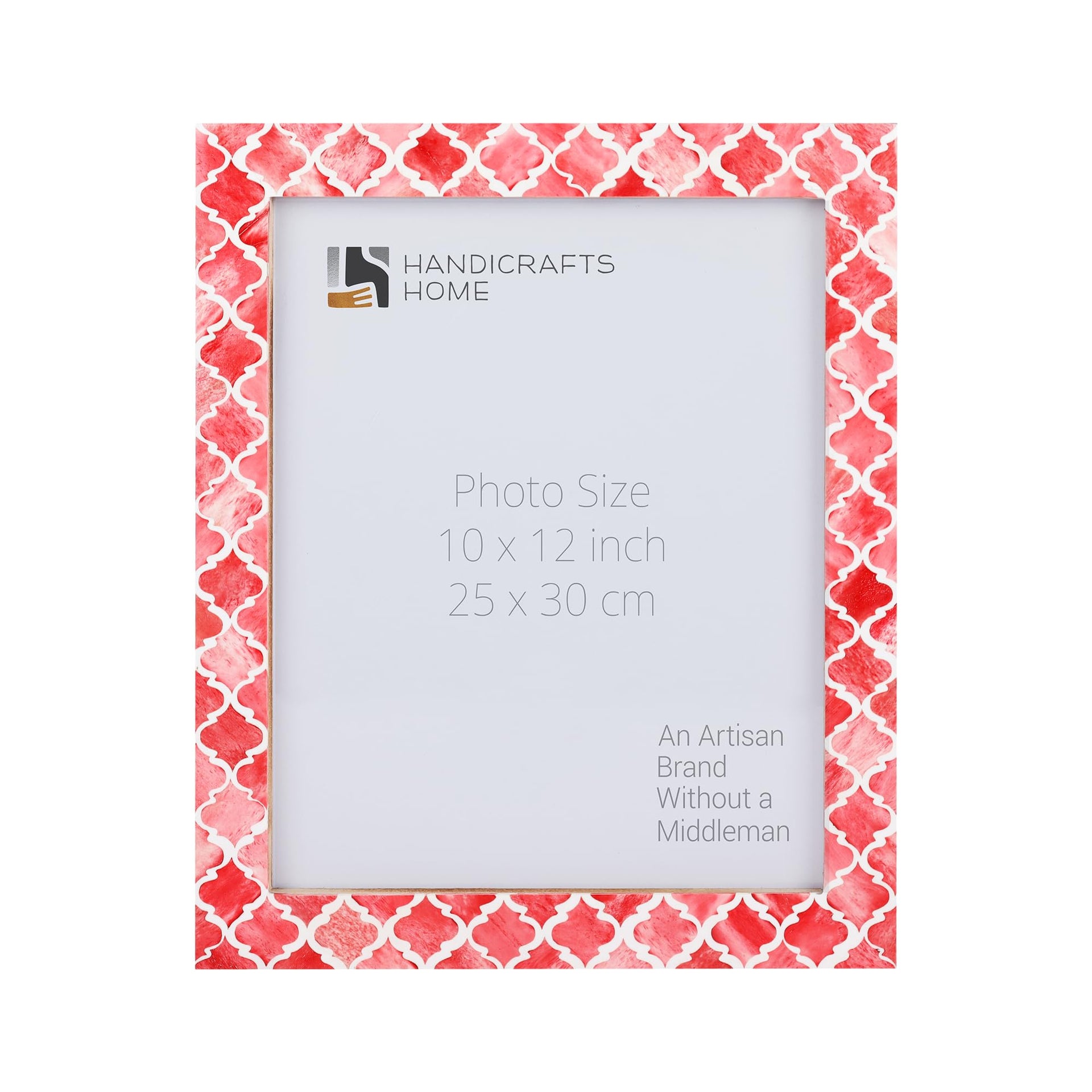 Poster Frames Moroccan Collection Bone & Resin Inlay, Red, 4 Sizes