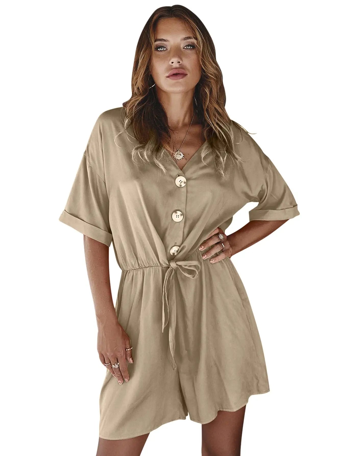 Wedding Guest Romper – Dressy Graduation & Spring Event Playsuit available in XS to XL