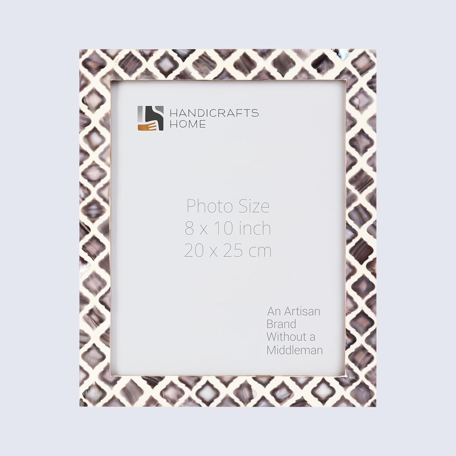 Picture Frame Moor Fire Pattern Collection Mother of Pearl Resin Inlay Multi Color in 3 sizes
