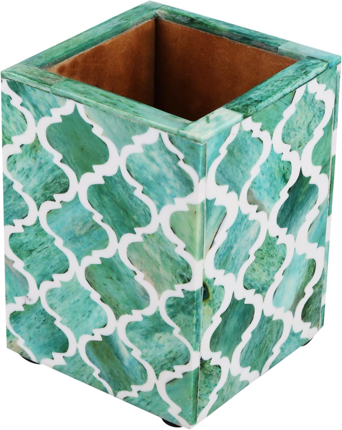 Pen pencil holder moroccan available in Green 3x4 Inch
