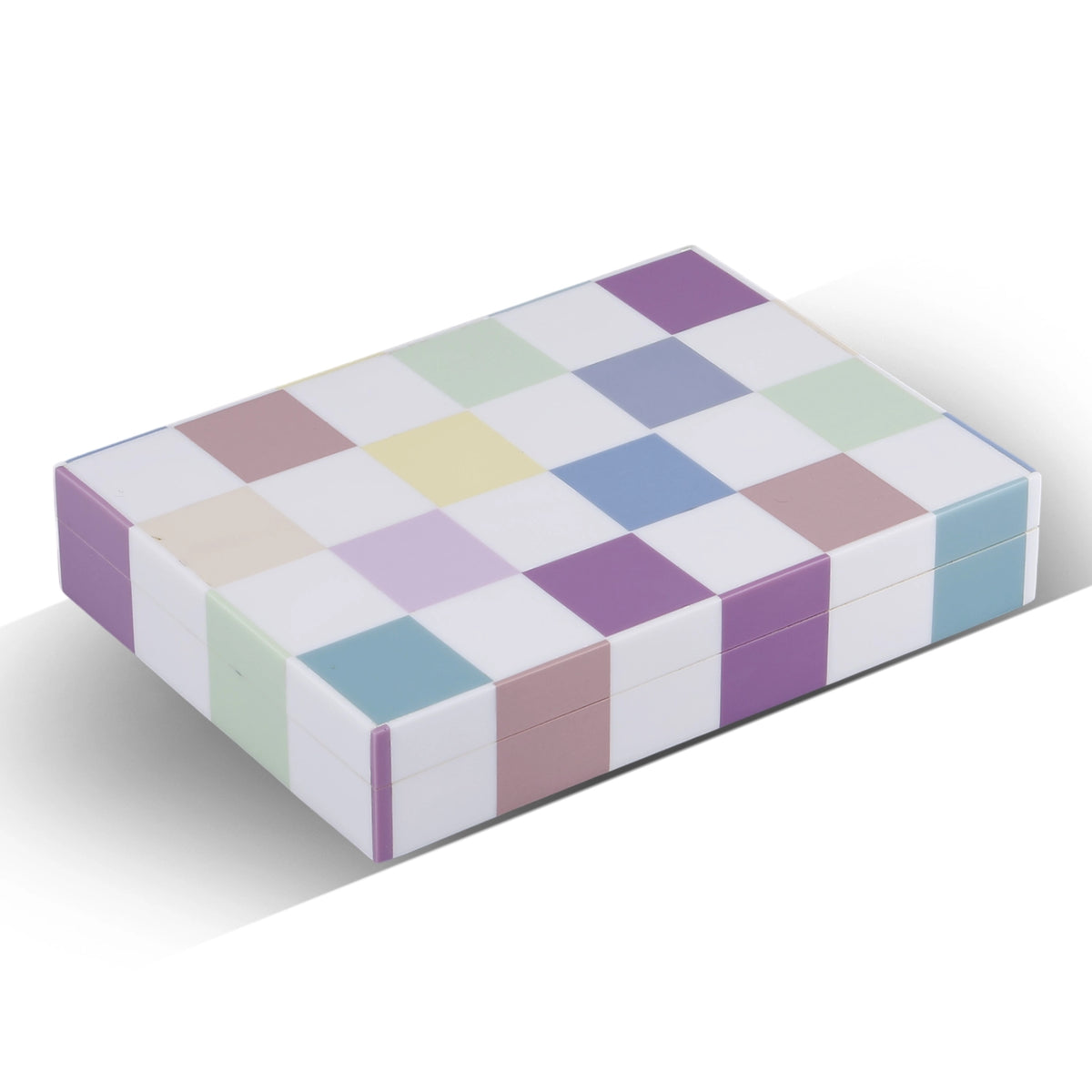 Resin Inlay Decorative Box | Medley Jester | Multicolor | 7 Sizes