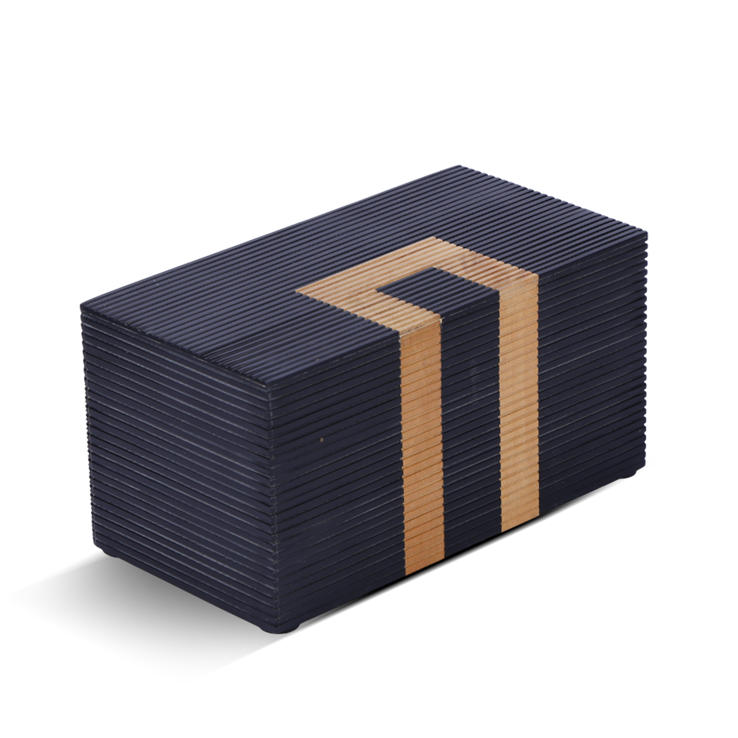 Midnight Arch Black Brown Decorative Box Resin wood in 4 sizes