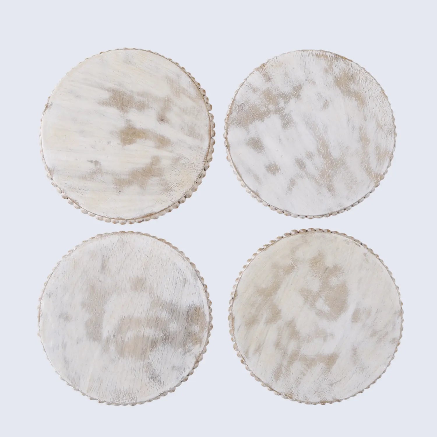 wooden coasters set 4 in 4 inches 4