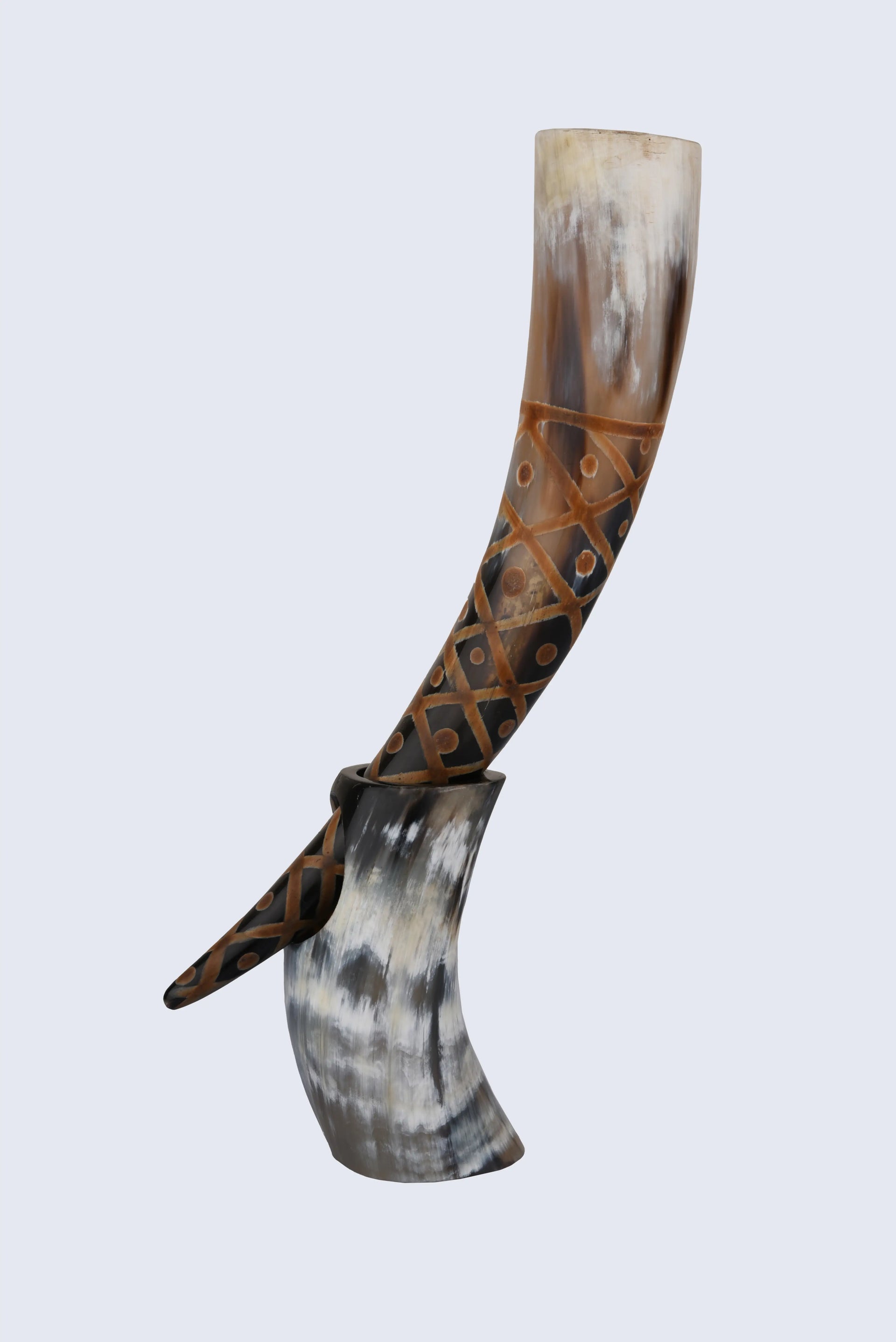 Drinking Horn with Stand Holds Up to 16 oz, Pack of 2