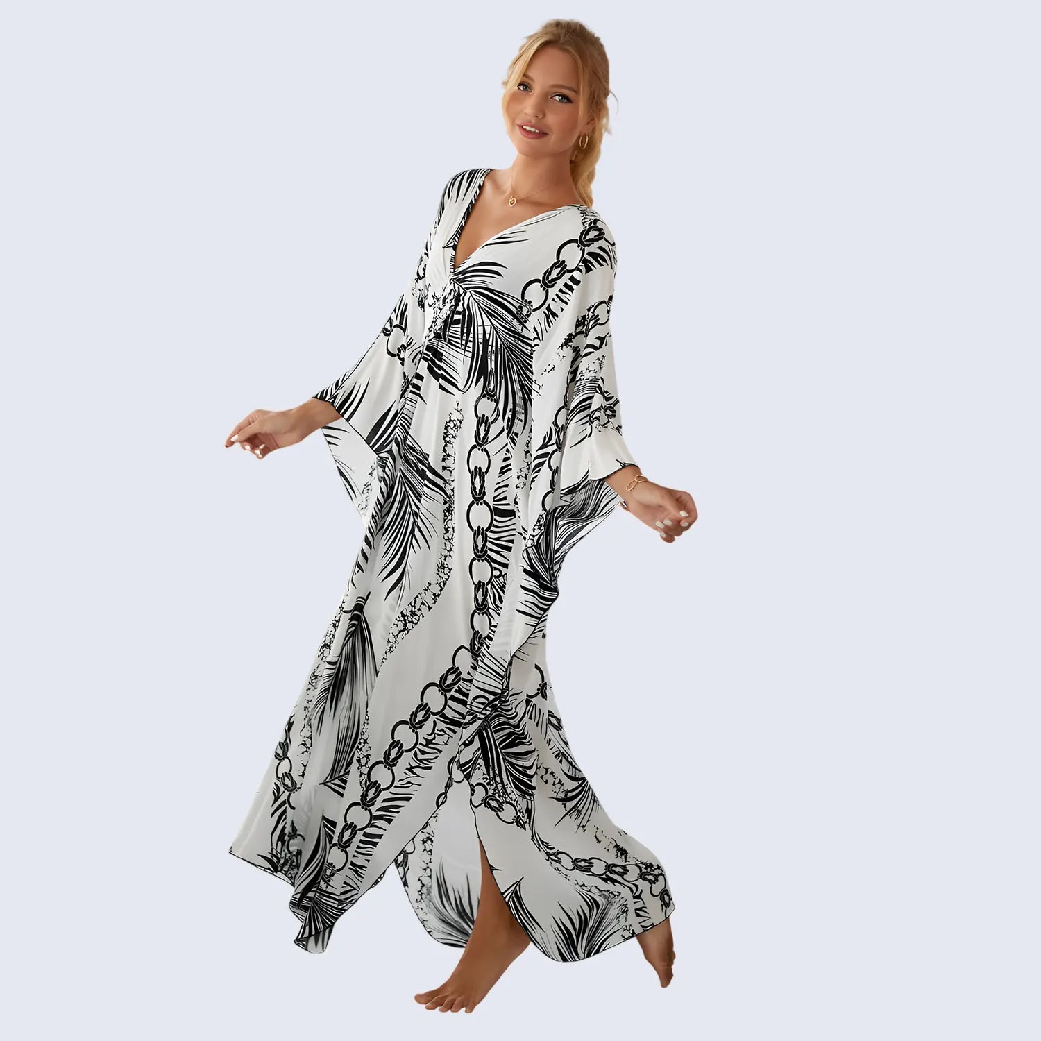 kaftan-summer-dresses-tassel-strings-waist-abstract-one-size