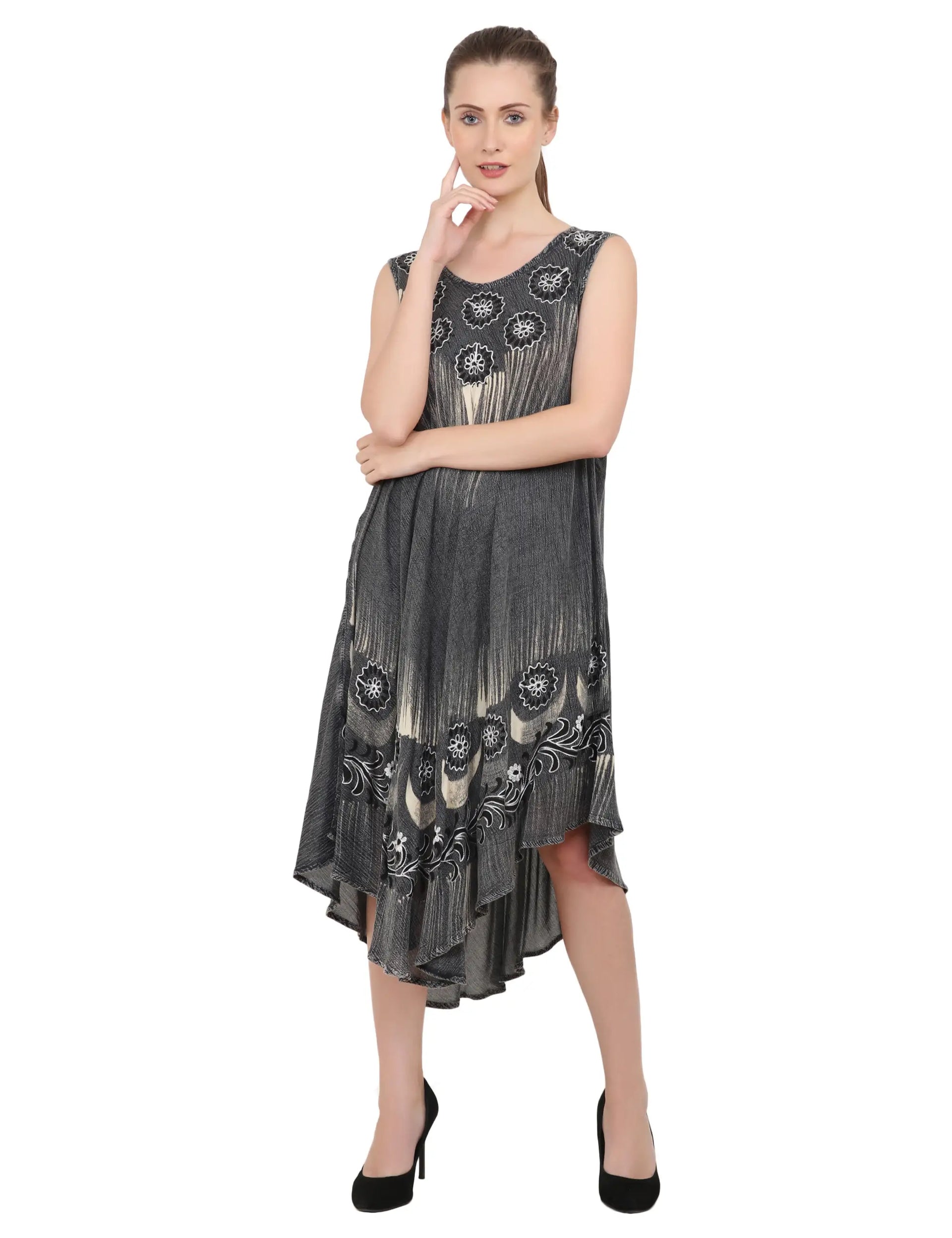 Women's Loose Swing Flare Dress One Size Available in 4 Colors