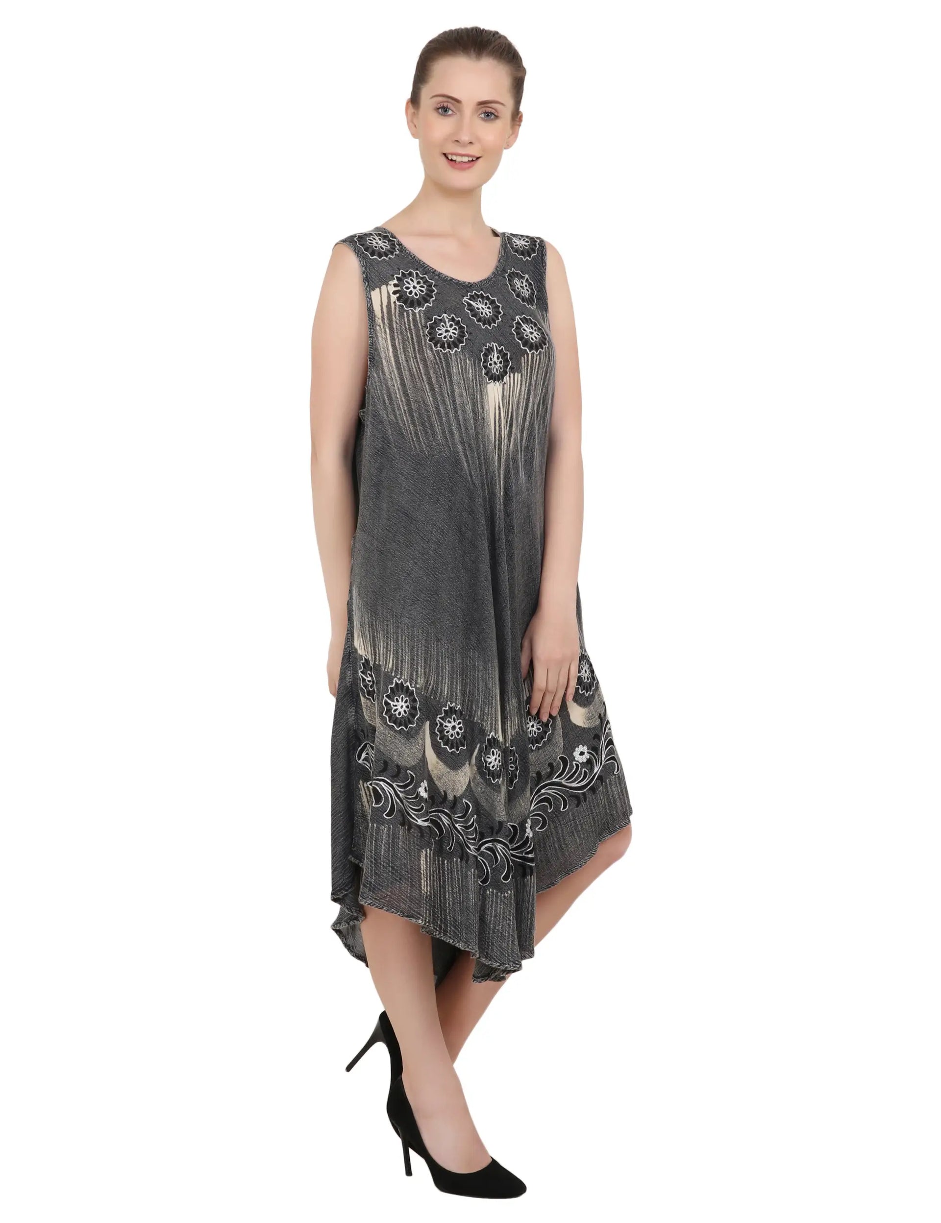 Women's Loose Swing Flare Dress One Size Available in 4 Colors