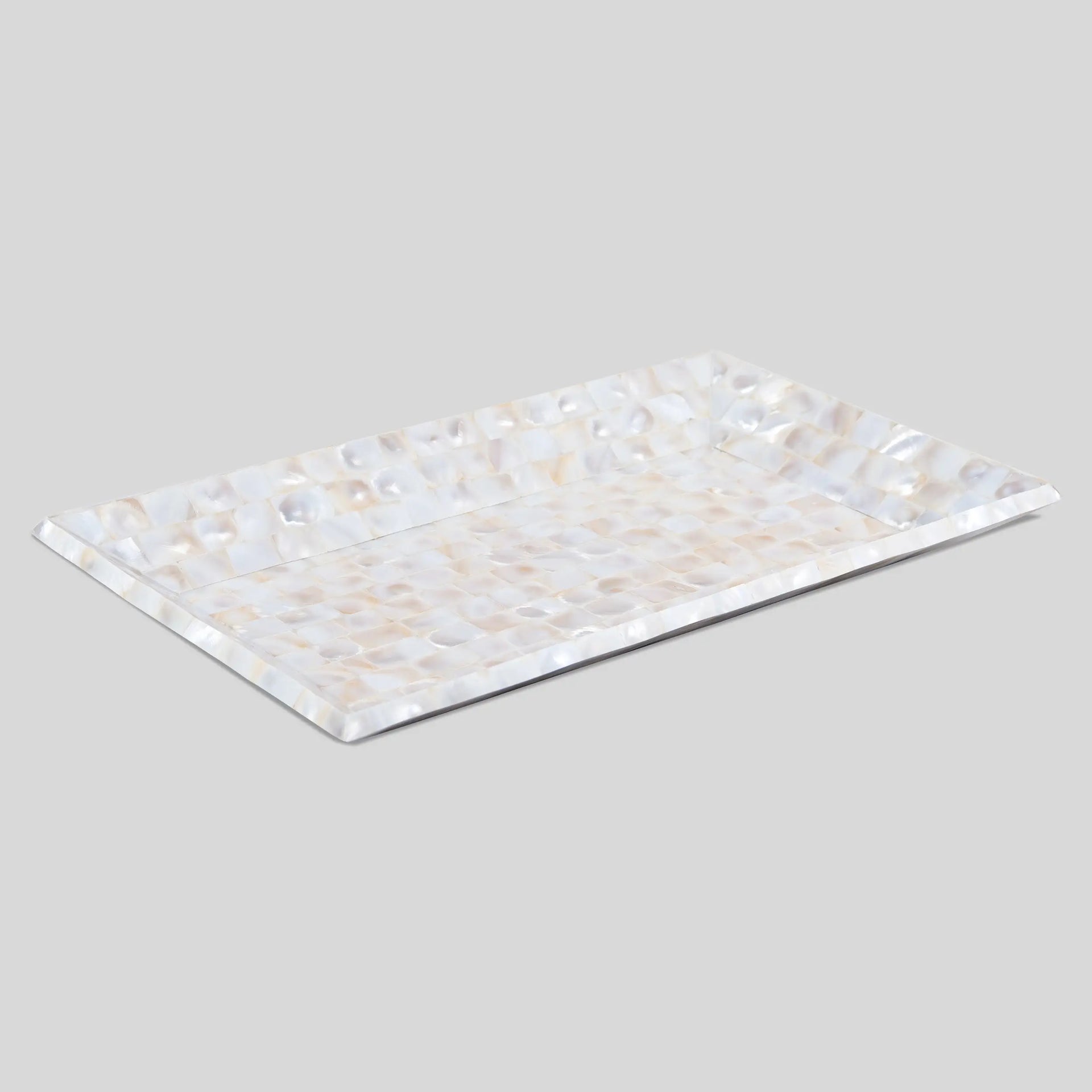 Mother of Pearl Decorative Tray Vanity Coffee Table 12"x7"