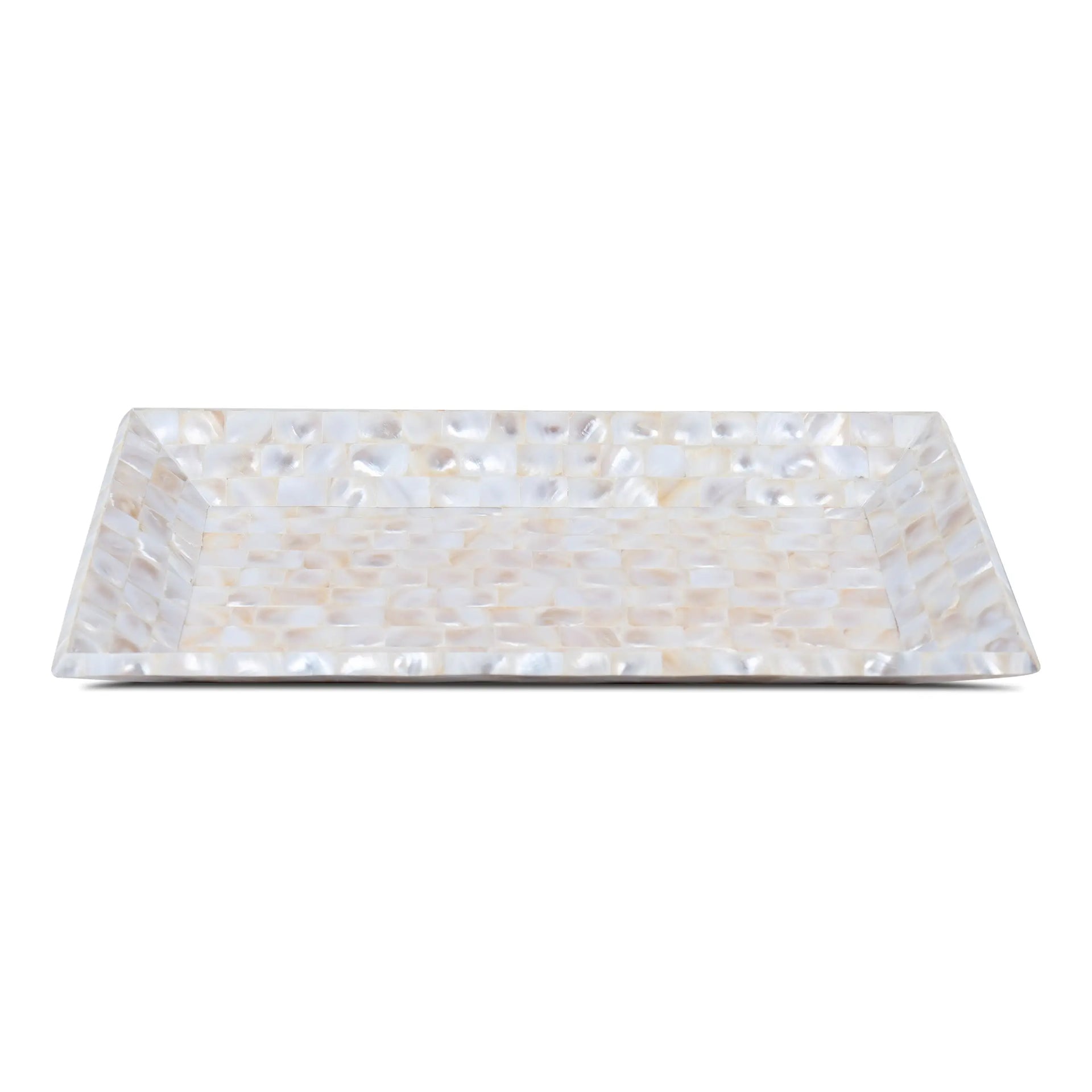 Mother of Pearl Decorative Tray Vanity Coffee Table 12"x7"