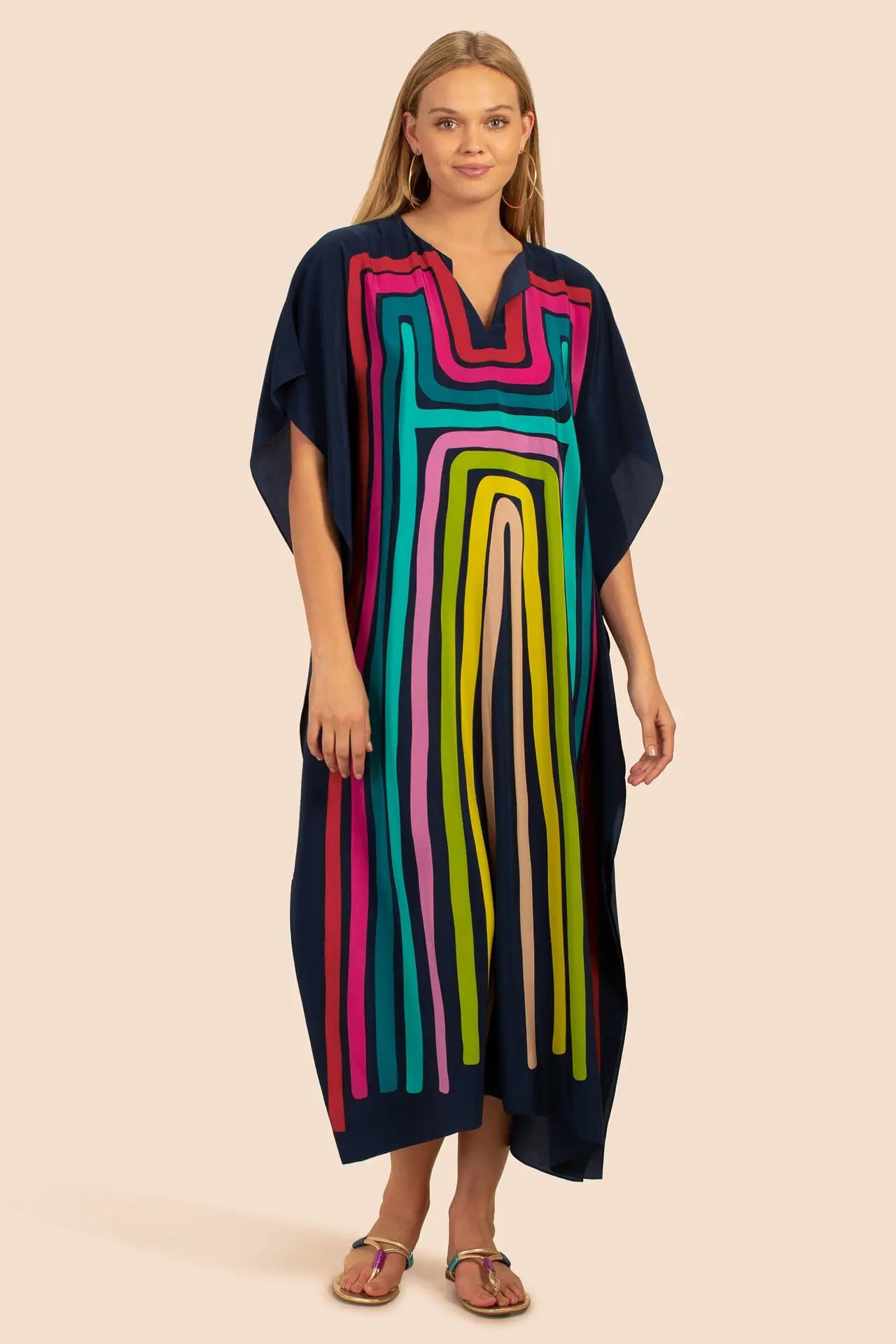 kaftan summer dresses split neckline black s 3xl