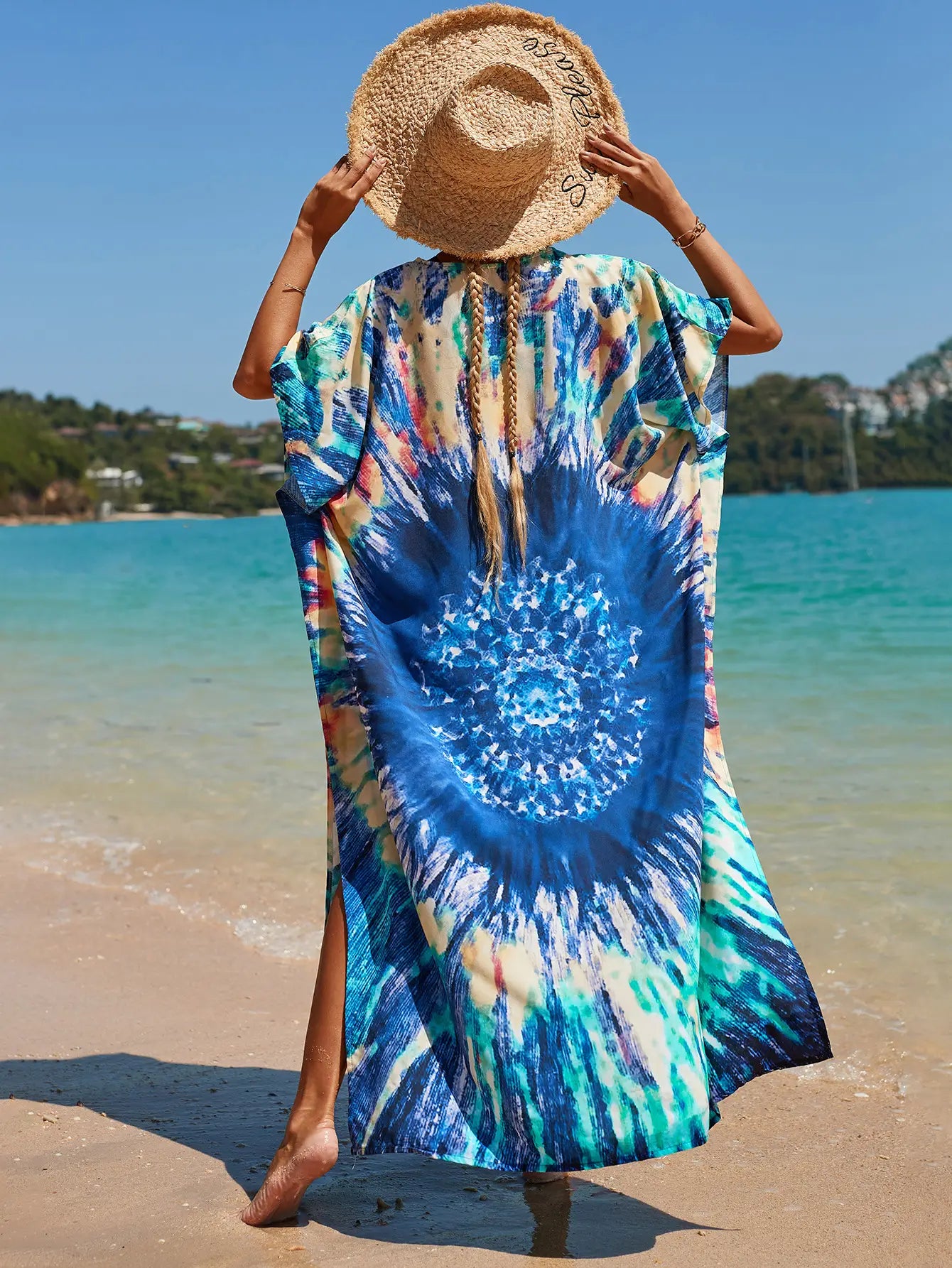kaftan summer dresses blue mirage s 3xl