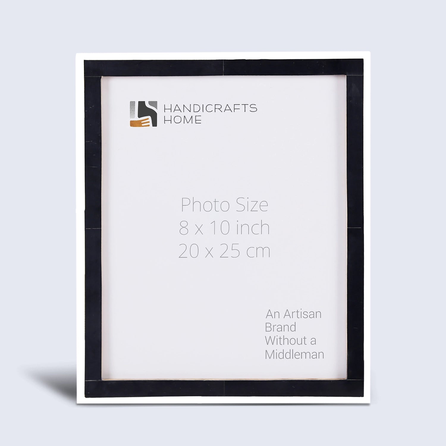 Picture Frame Mosaic Pattern Collection Bone Inlay Black & White – 3 Sizes