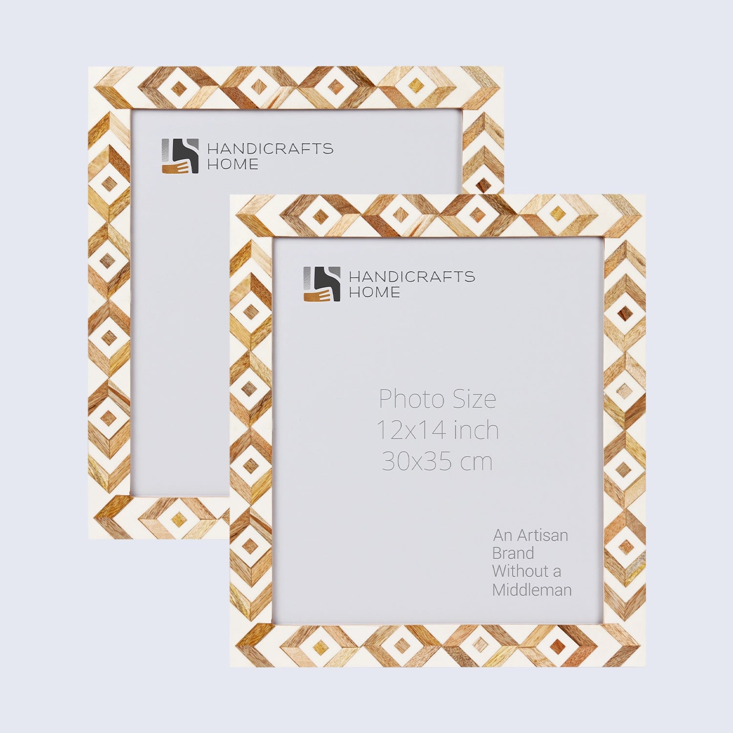 Poster Frames Marquet Array Resin Inlay Collection, 2 Sizes (Pack of 2)