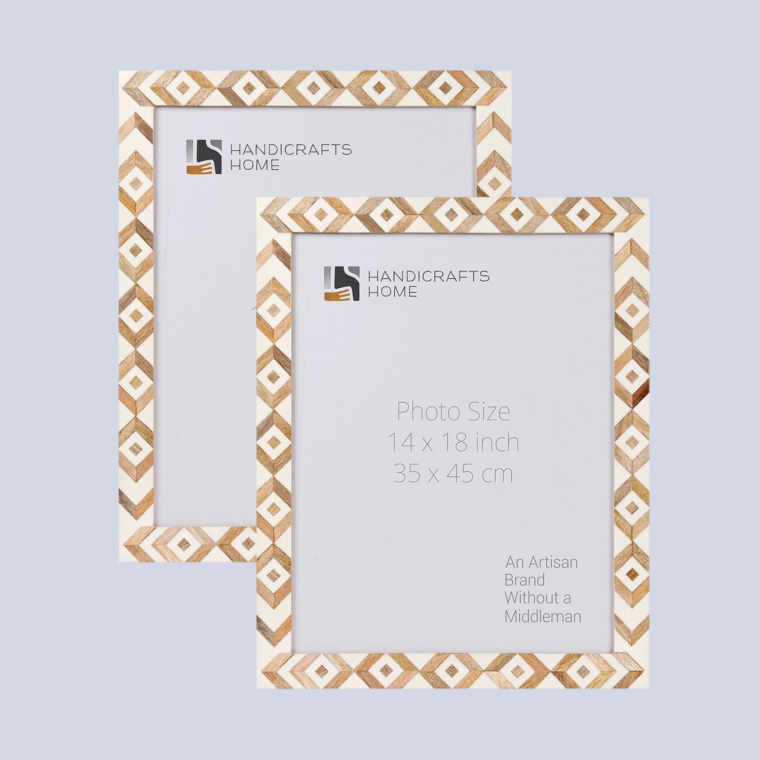 Poster Frames Marquet Array Resin Inlay Collection, 2 Sizes (Pack of 2)