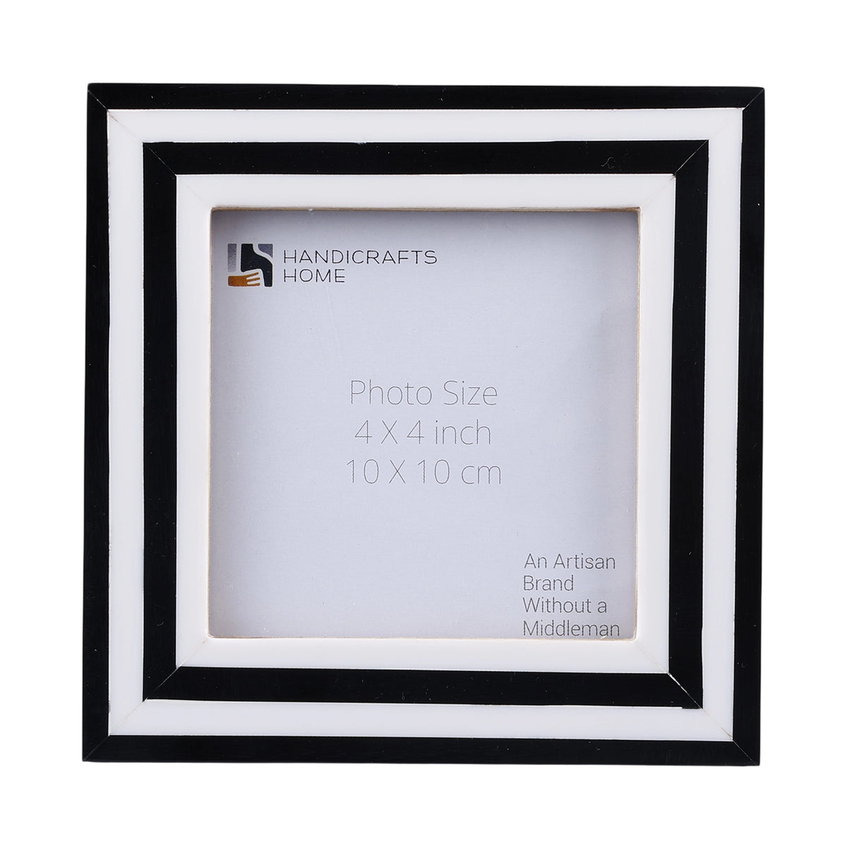 Black White Resin Inlay Picture Frames 4x4 4x6 5x7 8x10