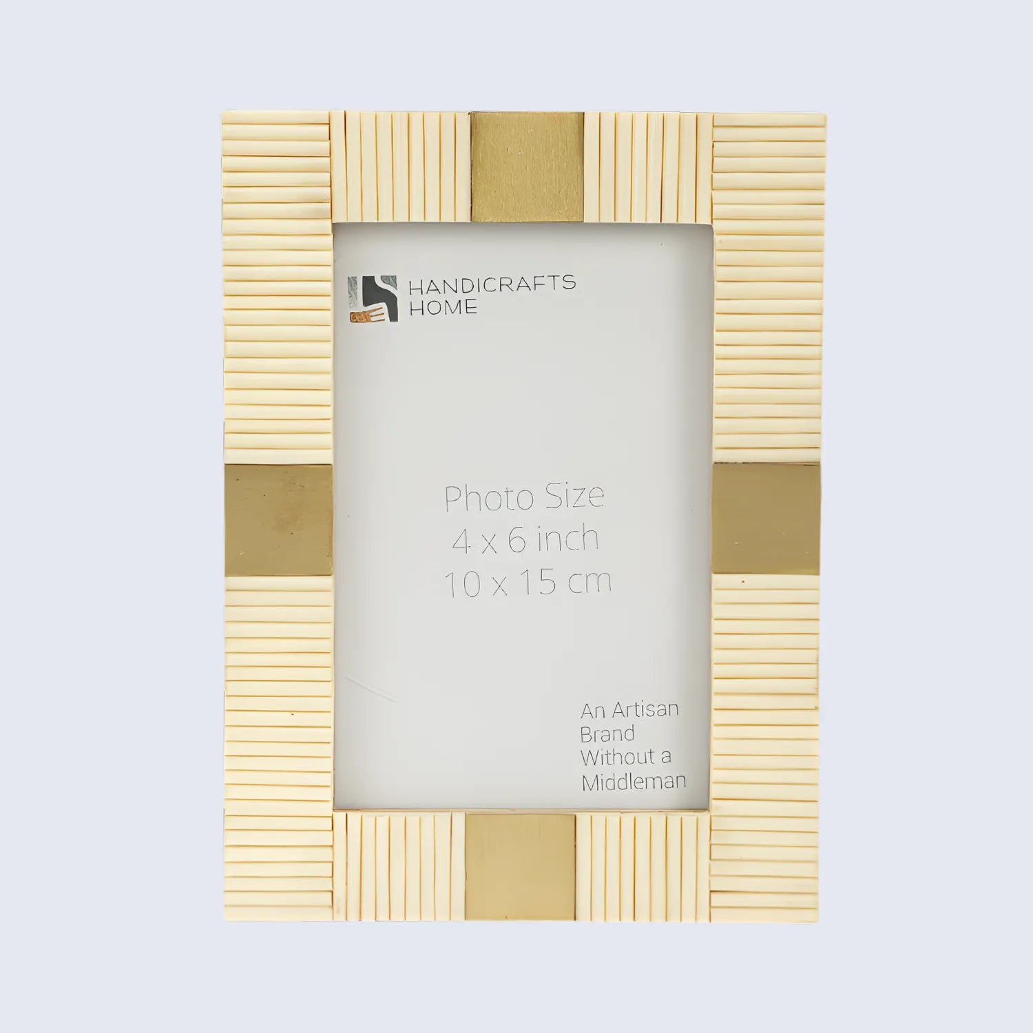 Picture Frame Deco Accent Collection Resin Inlay White – 3 Sizes