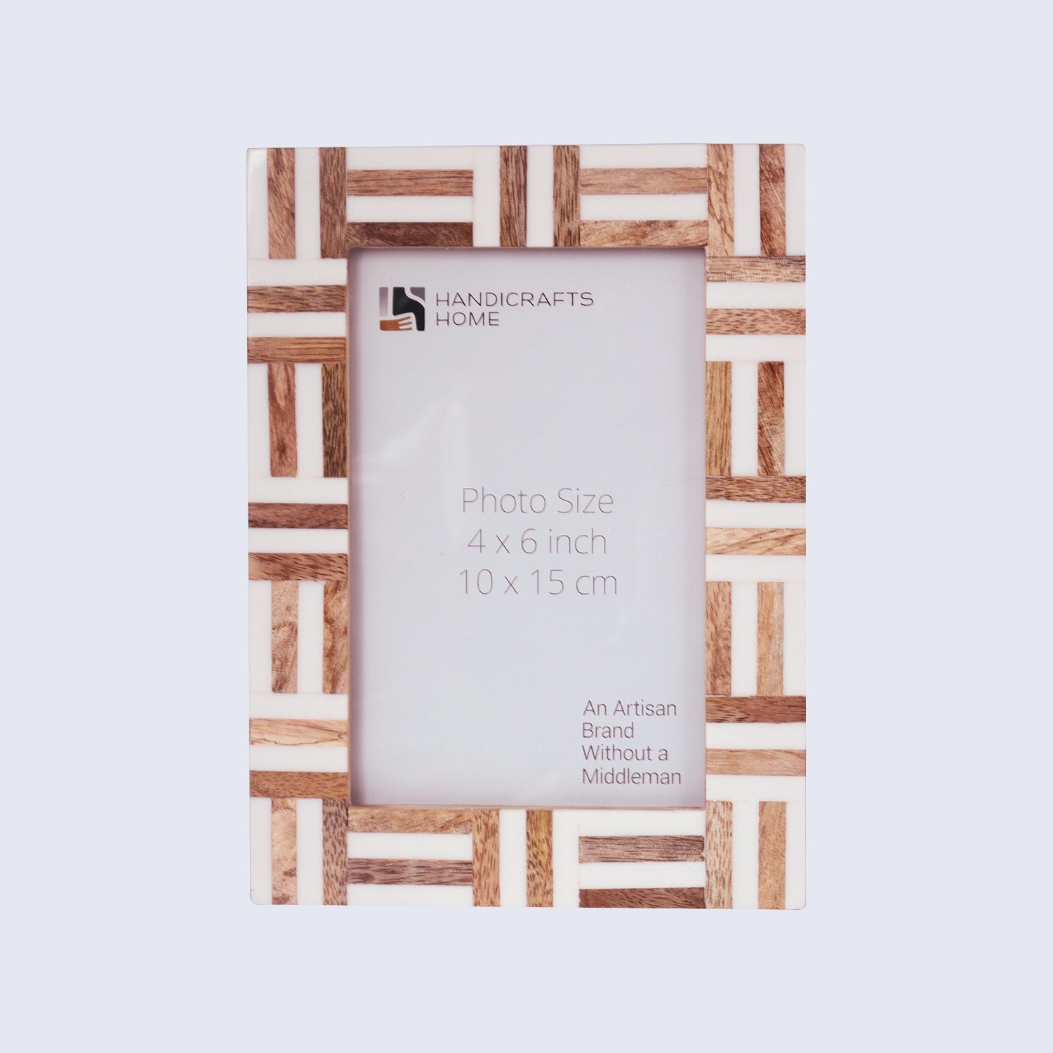 Picture Frame Marquet Grid Collection Resin & Wood Inlay – 4x6, 5x7