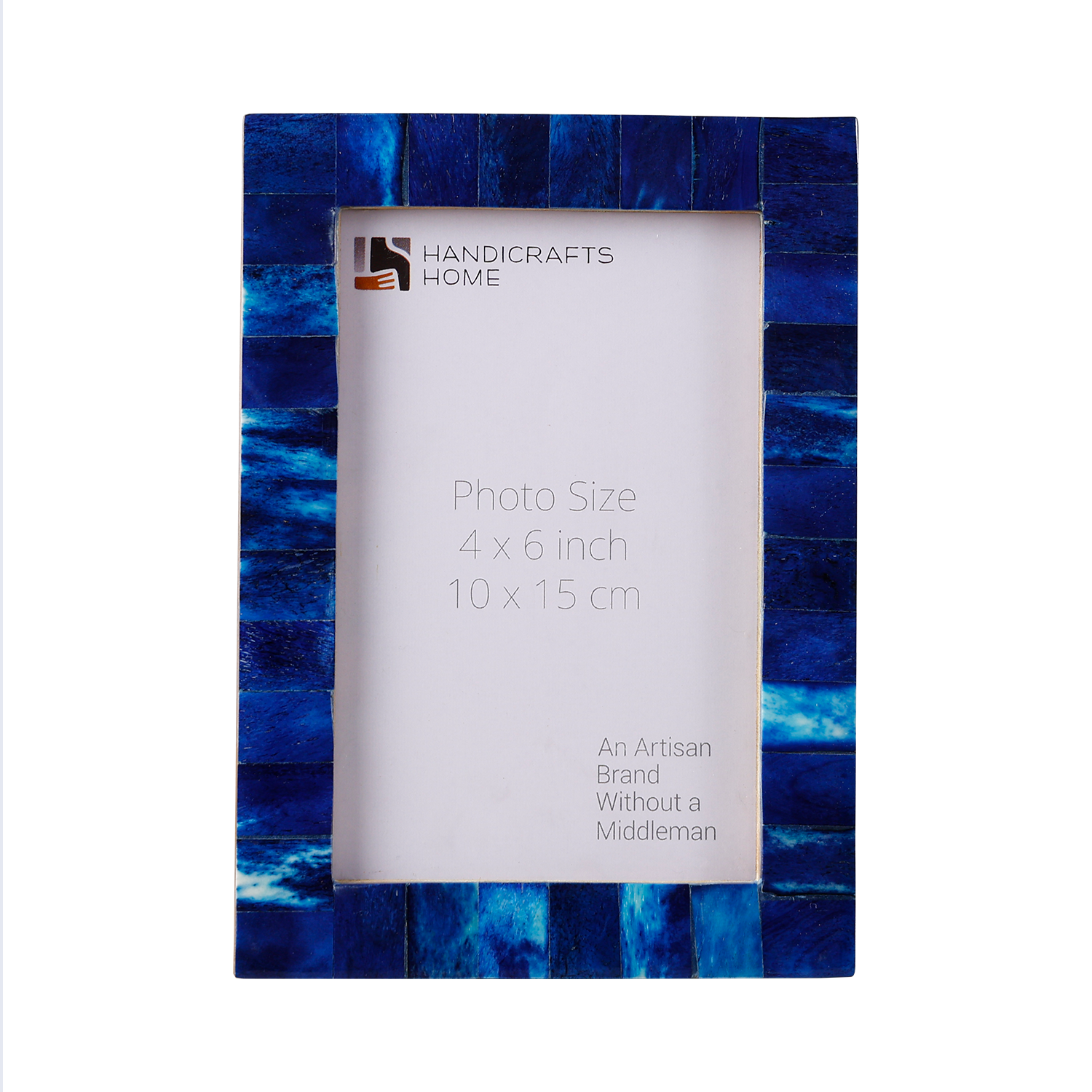 Blue Picture Frames | Classic Bone Inlay | 4x6 5x7 8x10