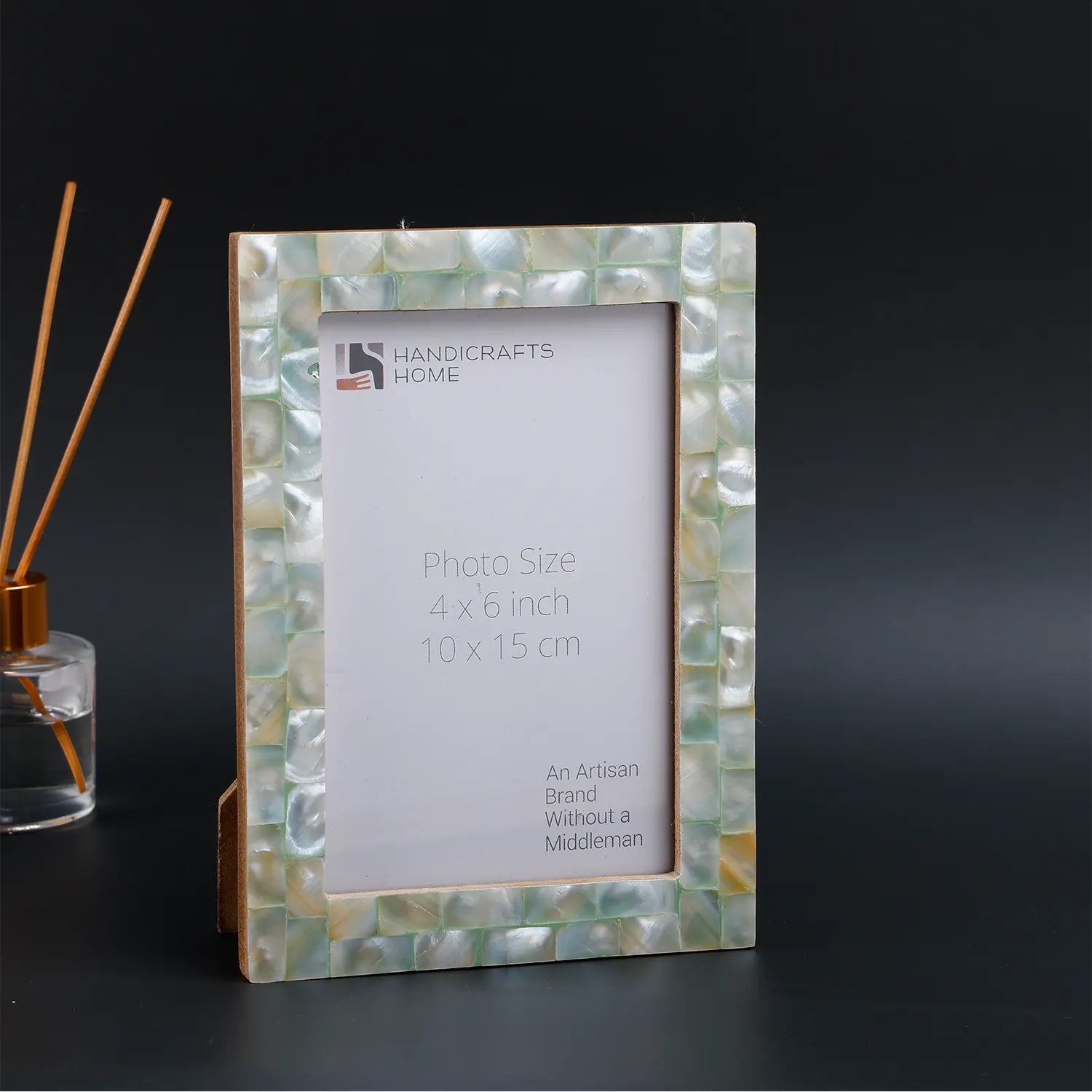 Mother of Pearl Inlay Picture Frame Green 4x6 5x7 8x10