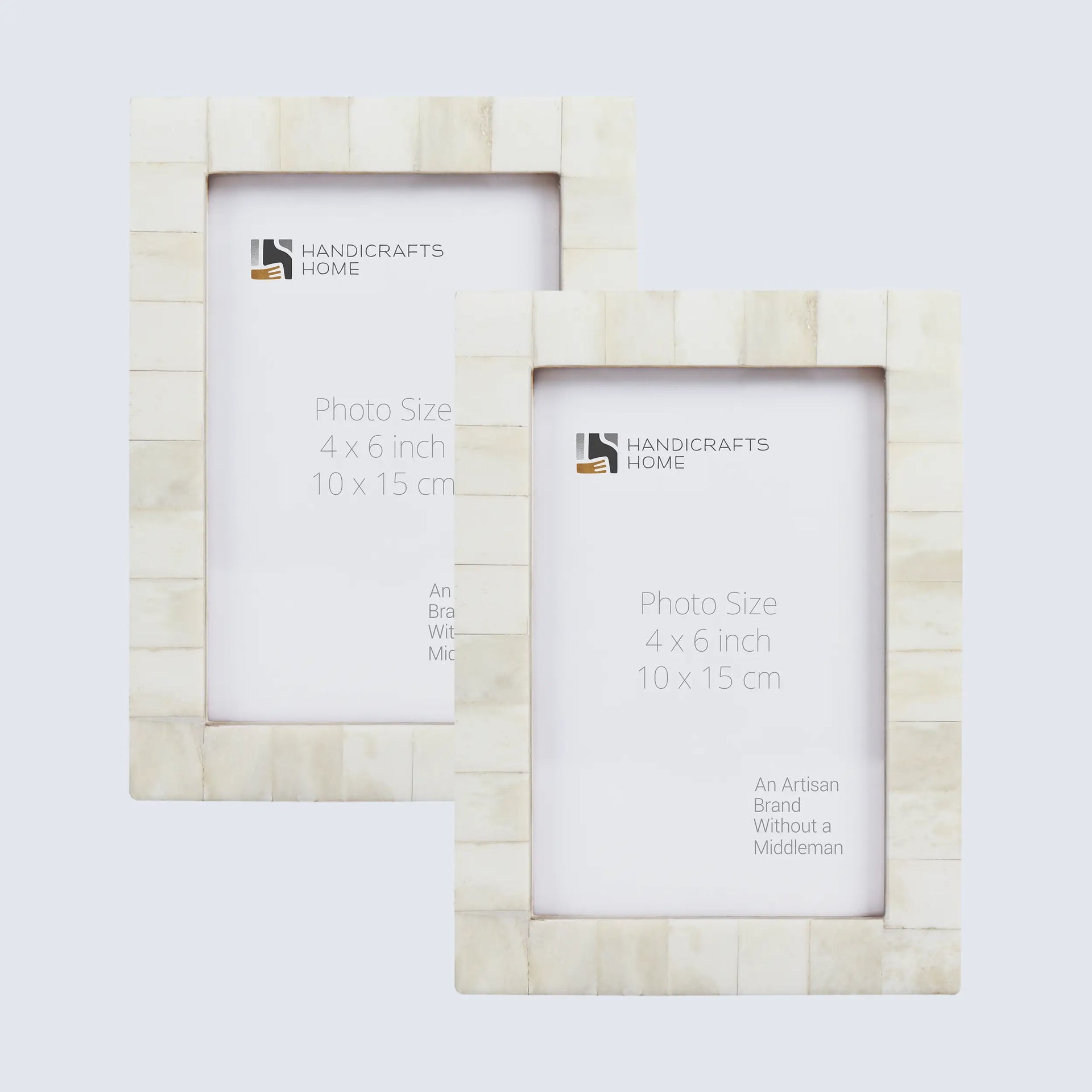 Picture Frame Classic Collection Bone Inlay White Pack of 2 – 3 sizes