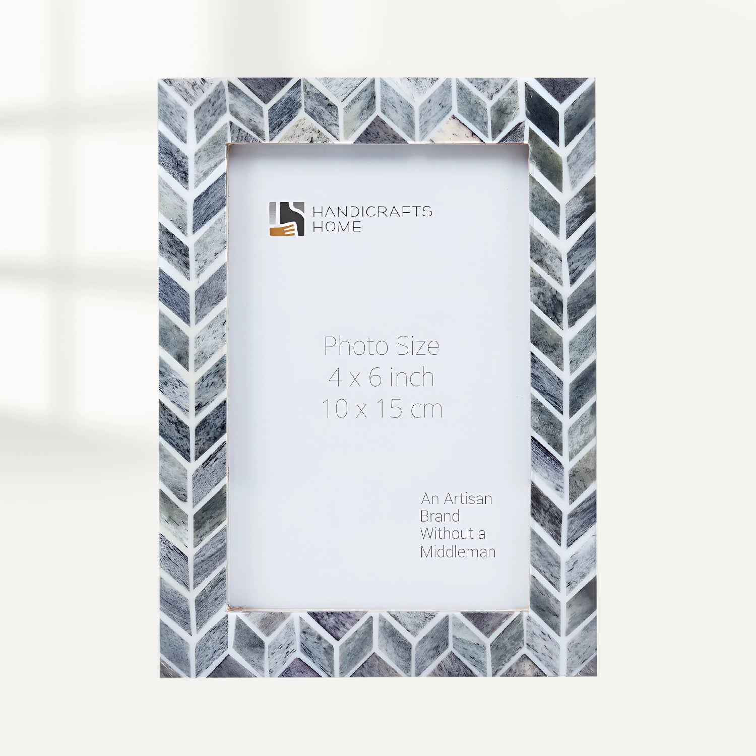 Grey Bone Inlay Picture Frame Arctic Smoke Col. 4x6 5x7 8x10