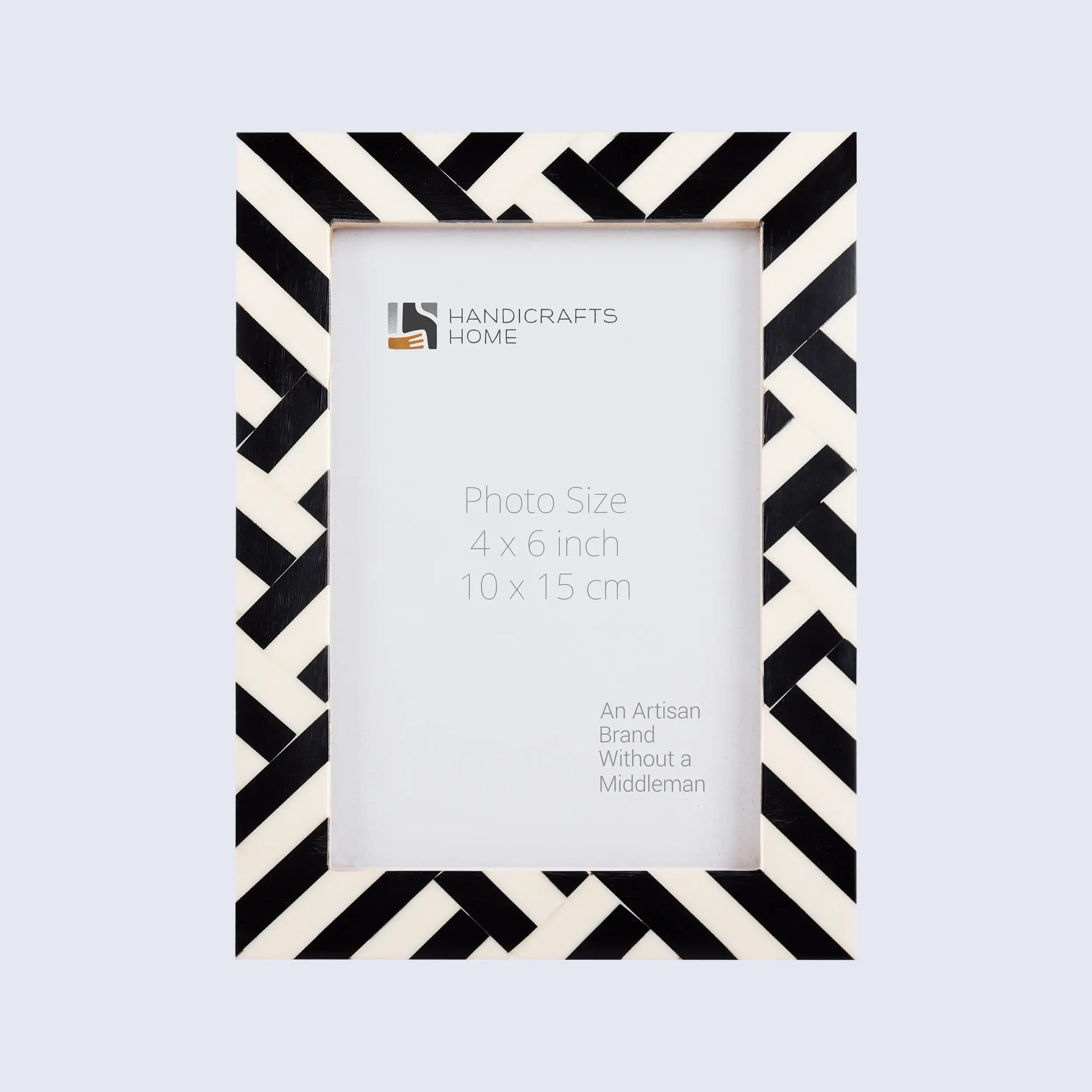 Picture Frame Avant Coco Collection Resin Inlay Black & White – 4x6, 5x7 & 8x10"
