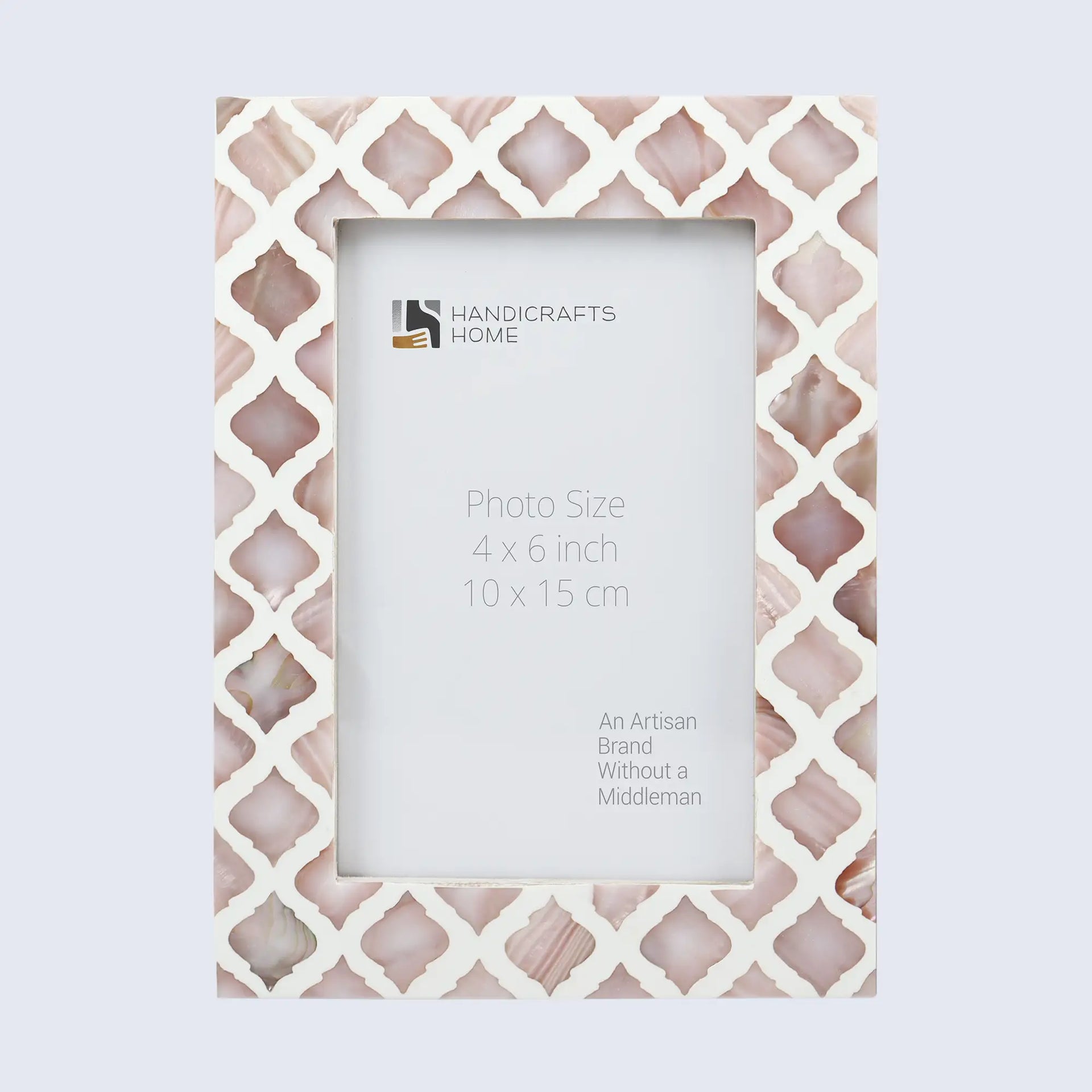 Picture Frame Moor Fire Pattern Collection Mother of Pearl Resin Inlay Multi Color in 3 sizes