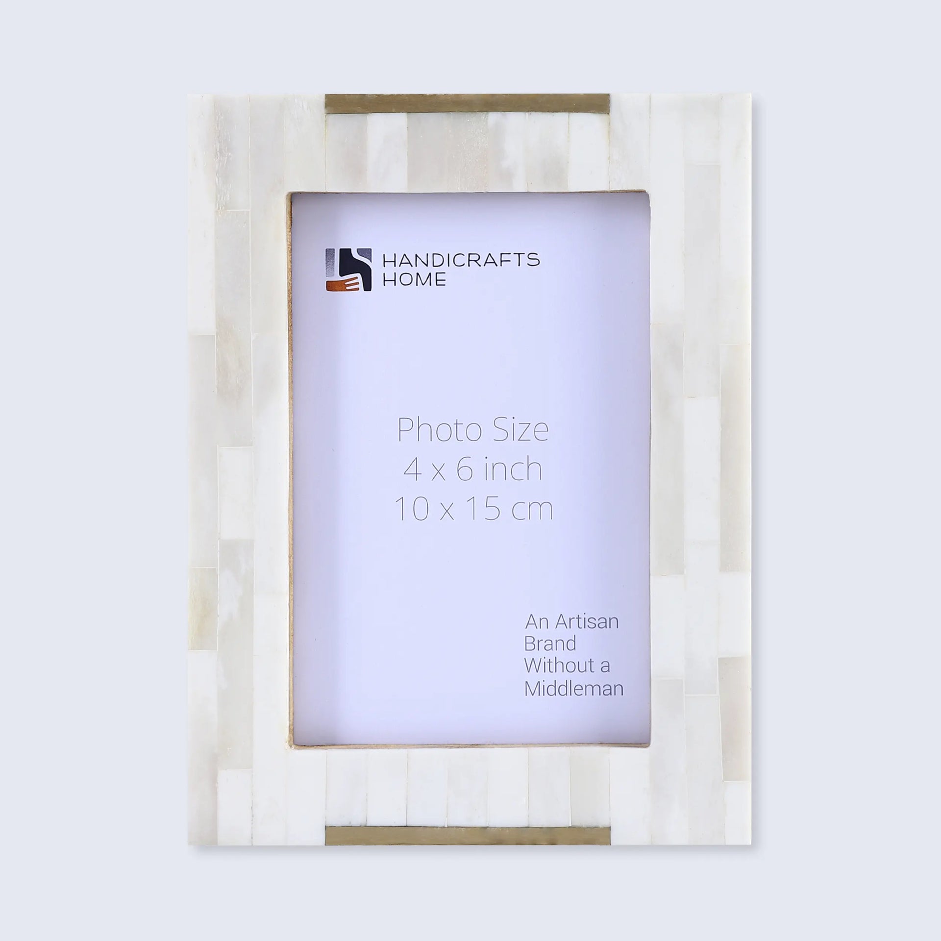 Picture Frames Palace Banquet Collection Bone Inlay Brass Beige White 4x6 5x7"