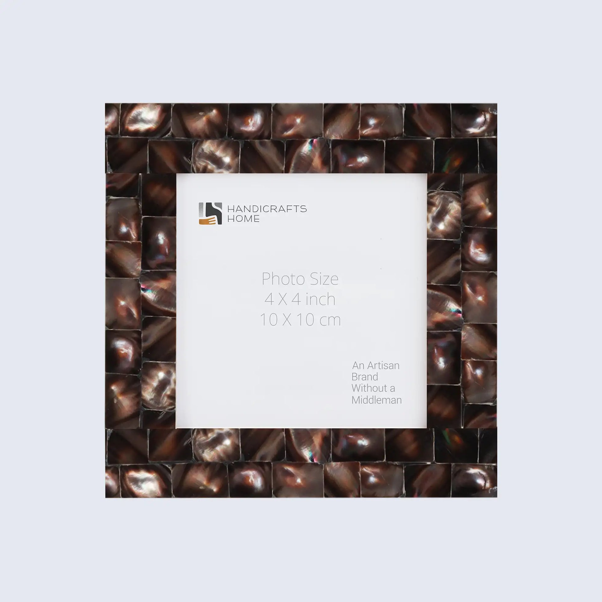 Baby Picture Frame Mother of Pearl Collection Mother of Pearl Grey 4x4