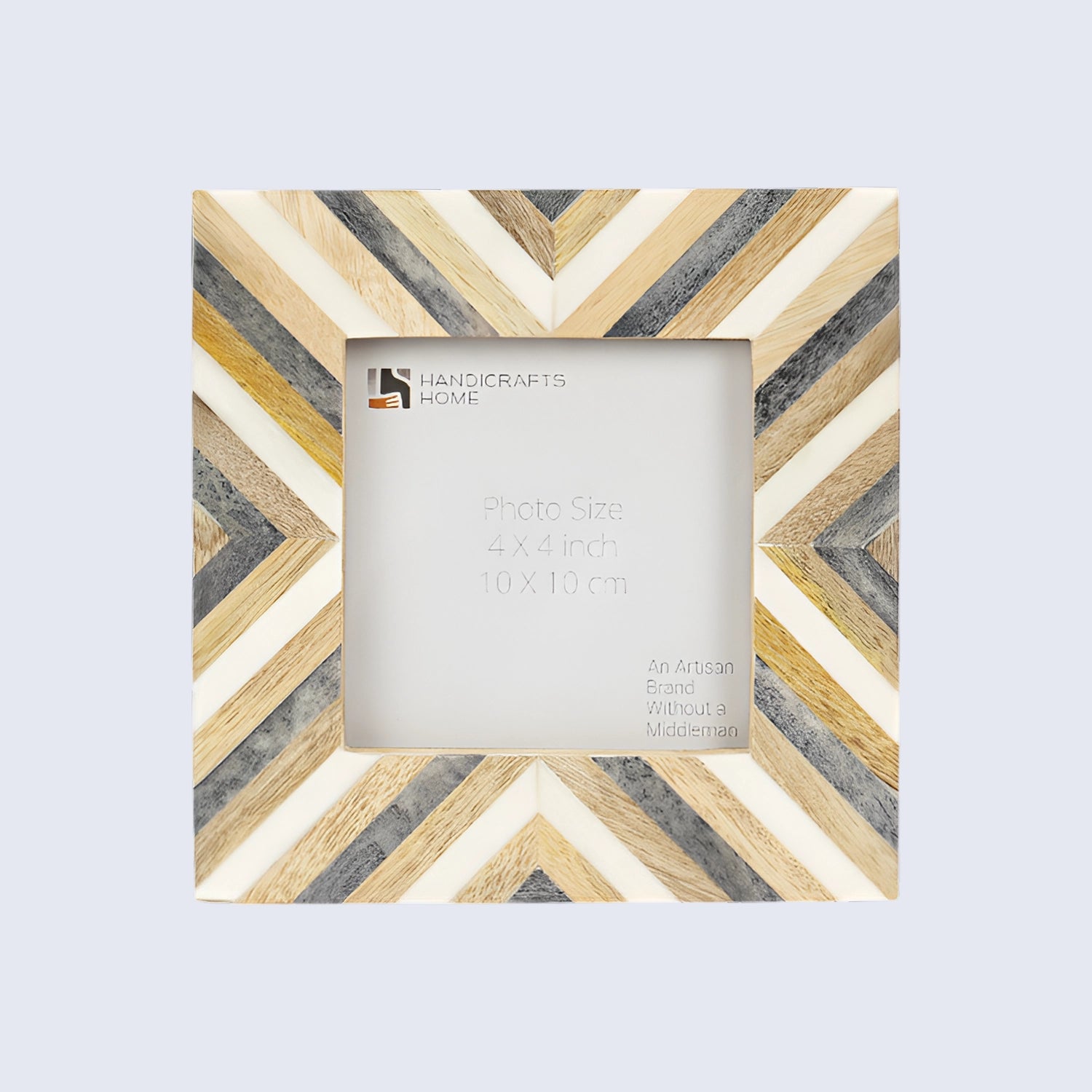 Baby Picture Frames Hypno Daze Collection Wood & Resin Inlay - 4" x 4"