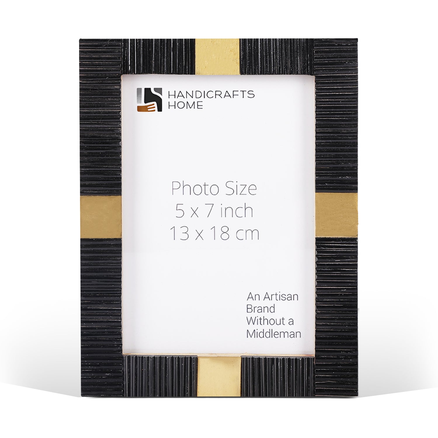 Art Deco Bone & Brass Inlay Picture Frame 4x6 5x7 8x10