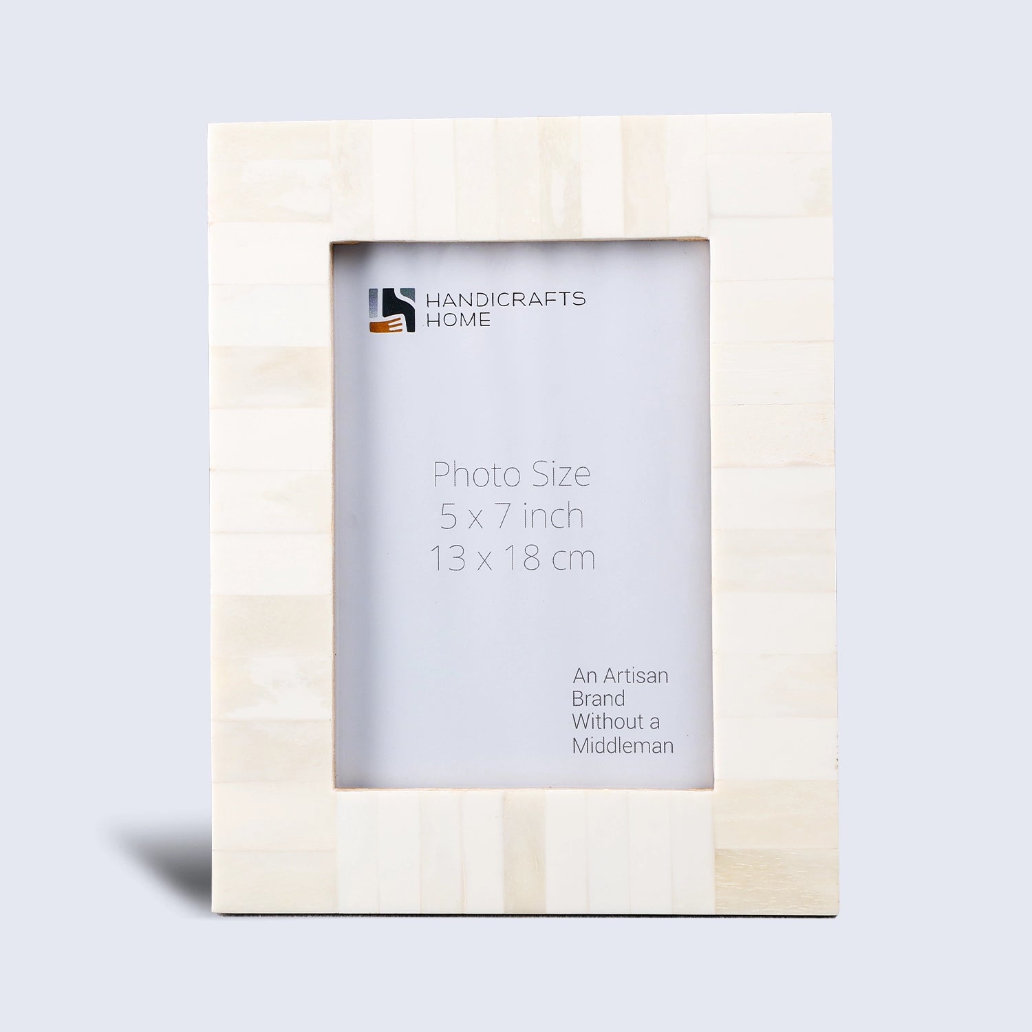 Picture Frame Classic Collection Bone Inlay White – 4x6 & 5x7"
