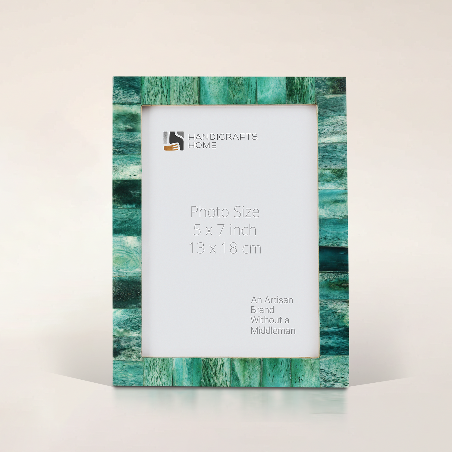 Green Picture Frames | Classic Bone Inlay | 4x6 5x7 8x10