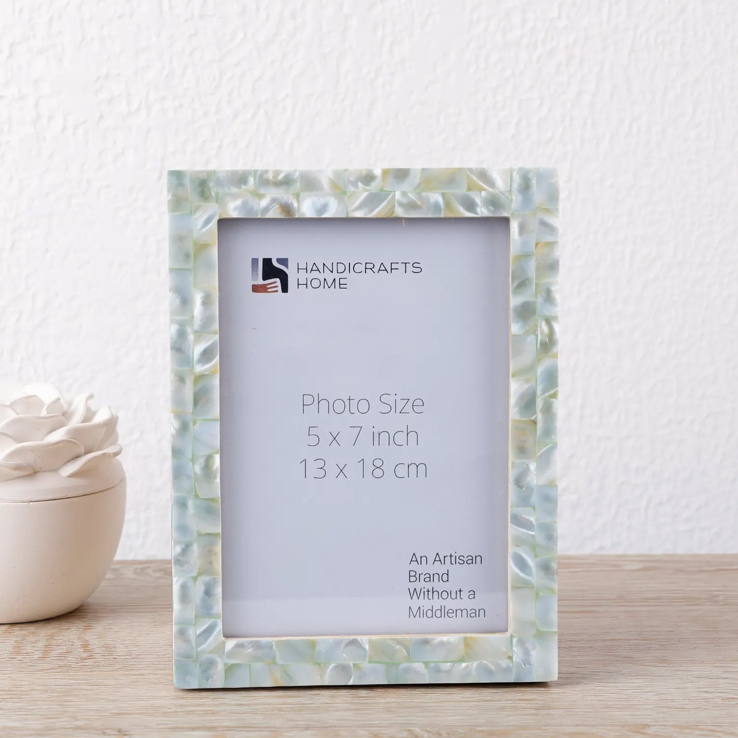 Mother of Pearl Inlay Picture Frame Green 4x6 5x7 8x10