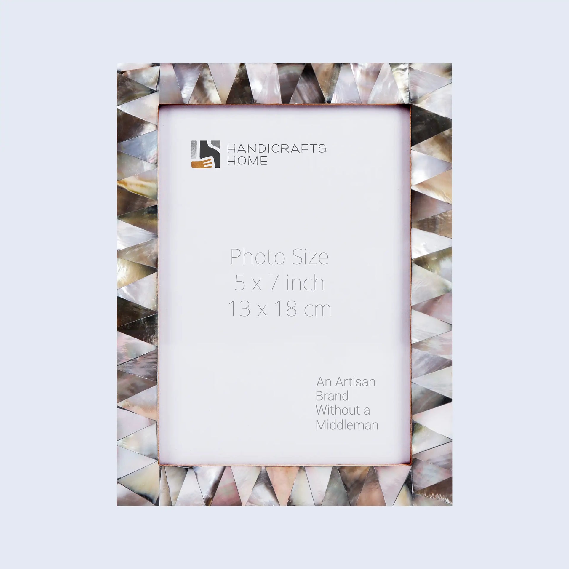 Picture Frame Pearlescent Ebony Collection Mother of Pearl Black – 3 Sizes