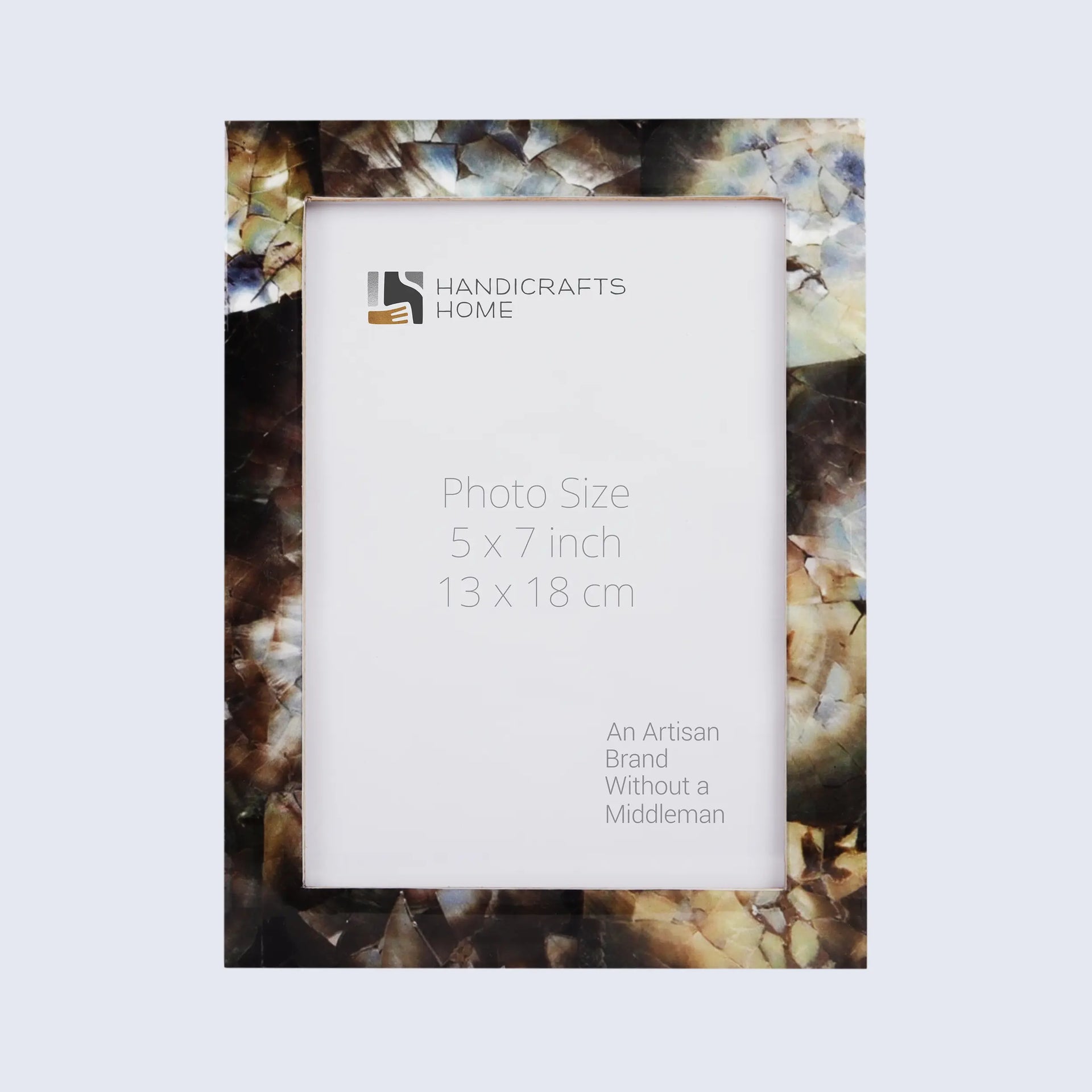 Picture Frame Rare Earth Infinity Collection Resin Inlay Multi – 3 Sizes