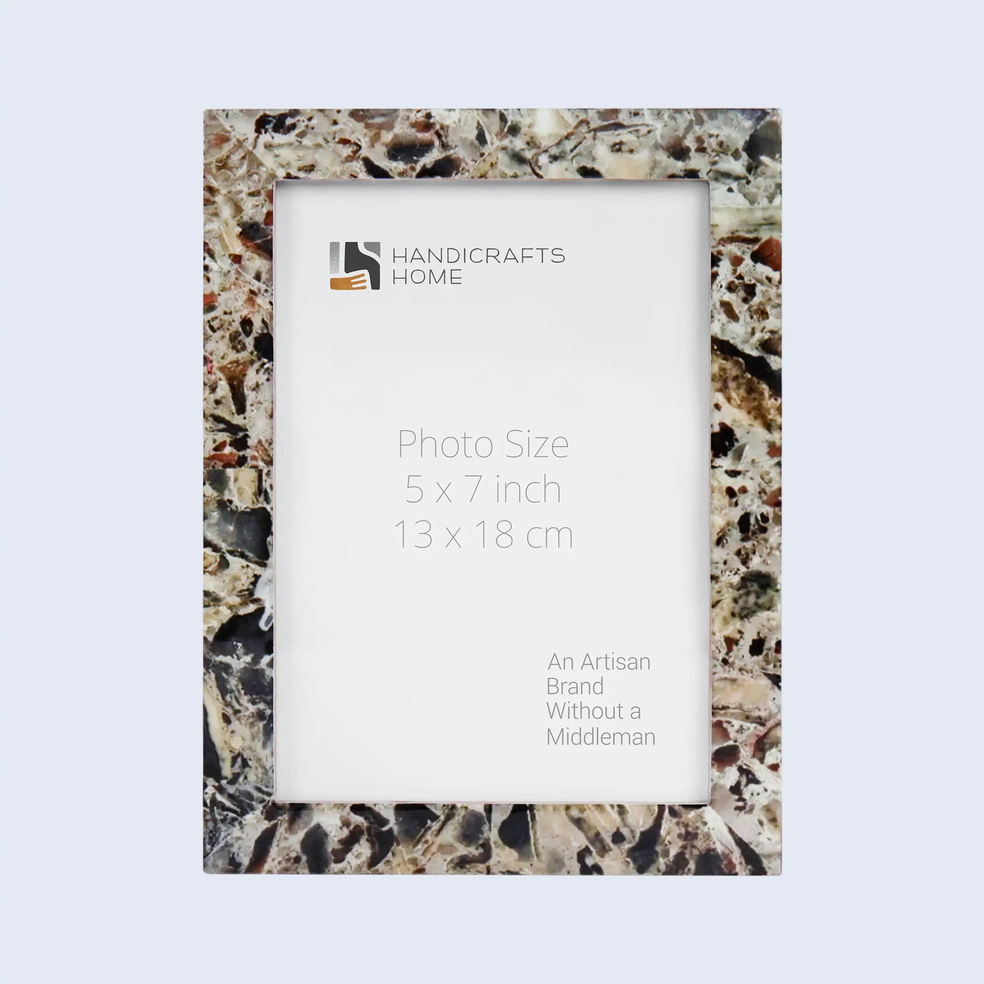 Picture Frame Rare Earth Corsica Pattern Collection Resin Inlay Multi – 3 Sizes