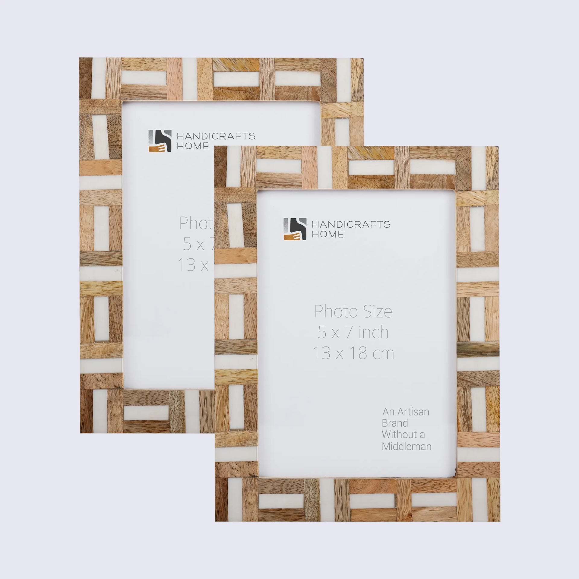 Picture Frame Marquet Chase Collection Resin Inlay Multi Color Pack of 2 Available in 8 Sizes