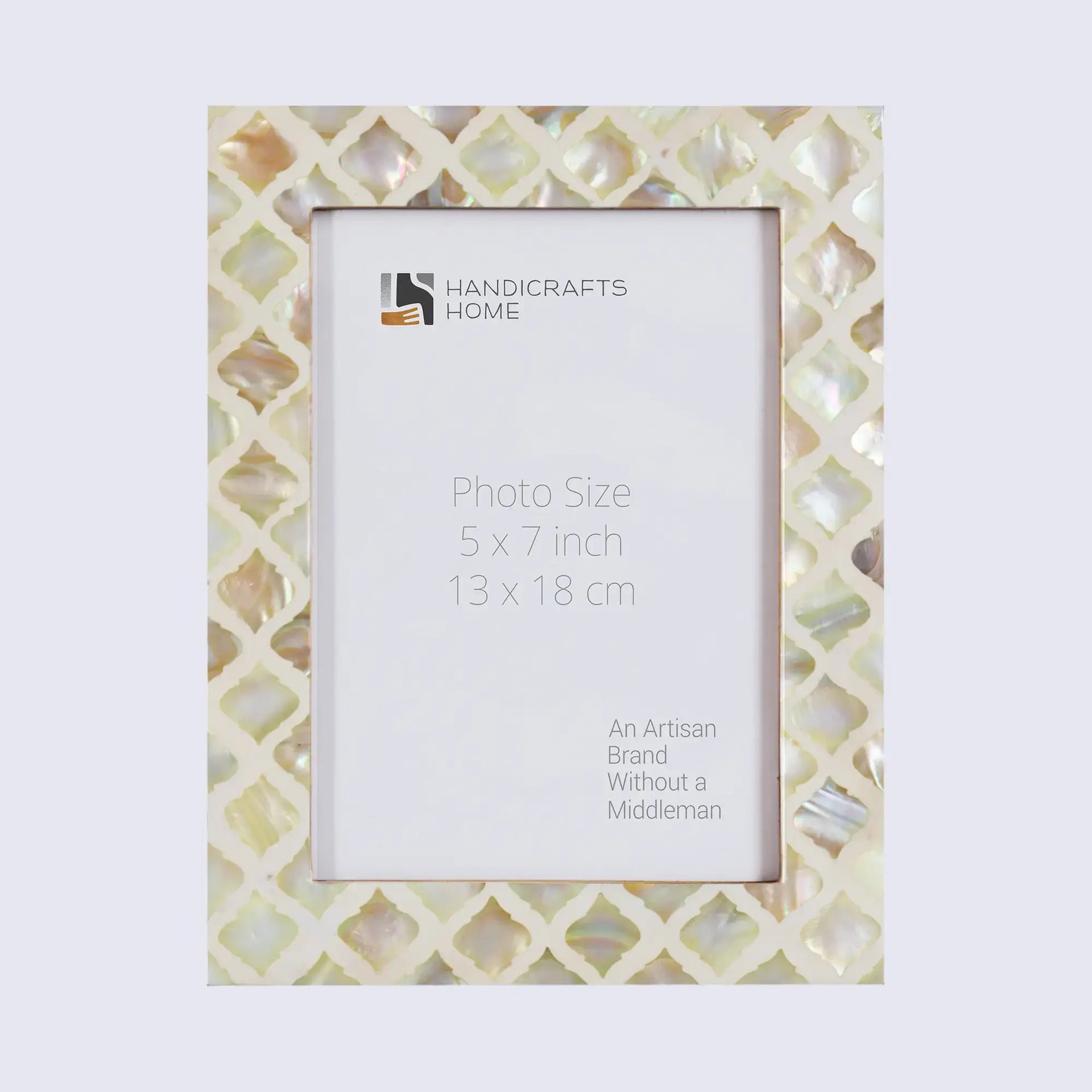 Picture Frame Moor Earth Pattern Collection Mother of Pearl Resin Inlay Multi Color in 3 sizes