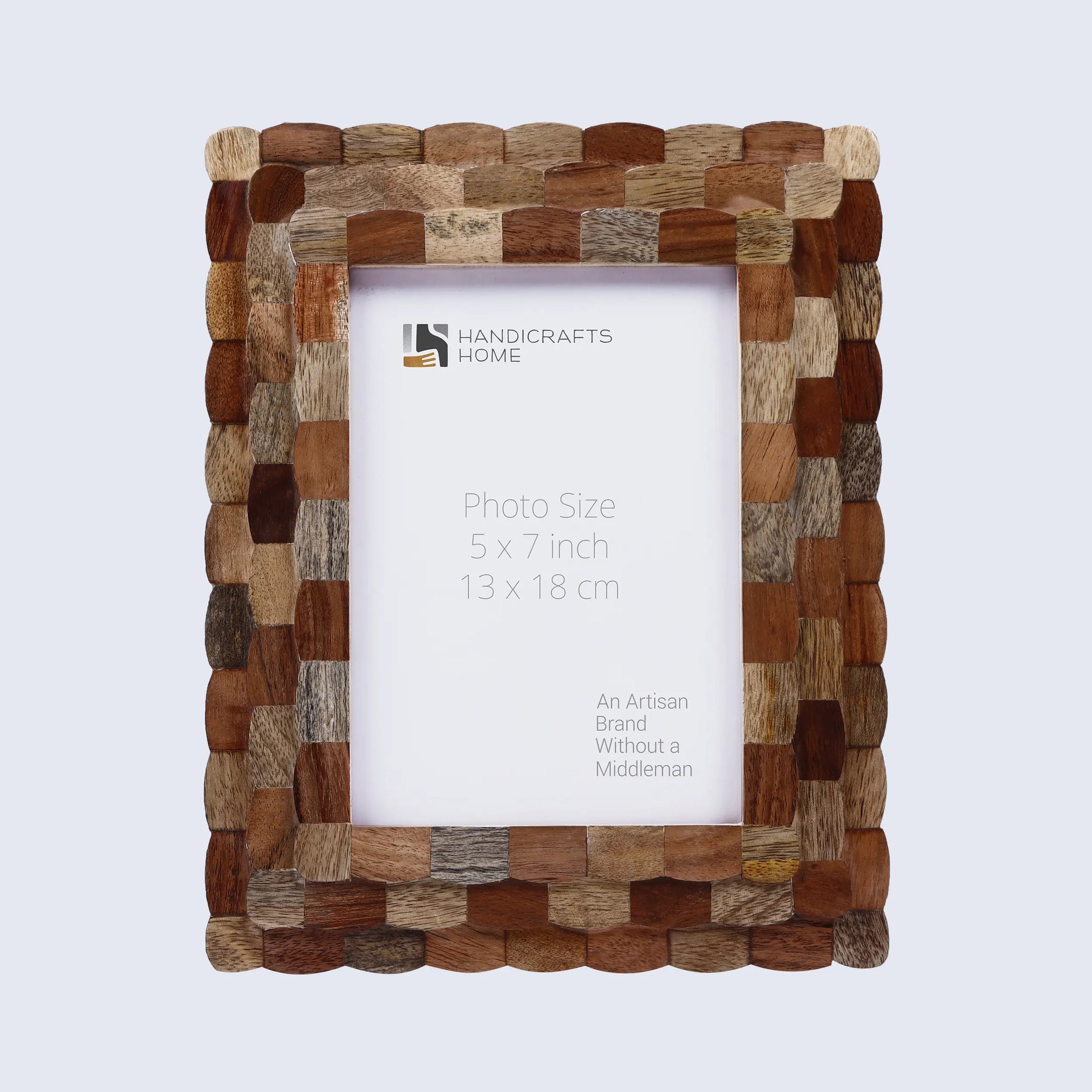 Picture Frame Artisan Hive Collection Wood Beige & Brown – 3 Sizes