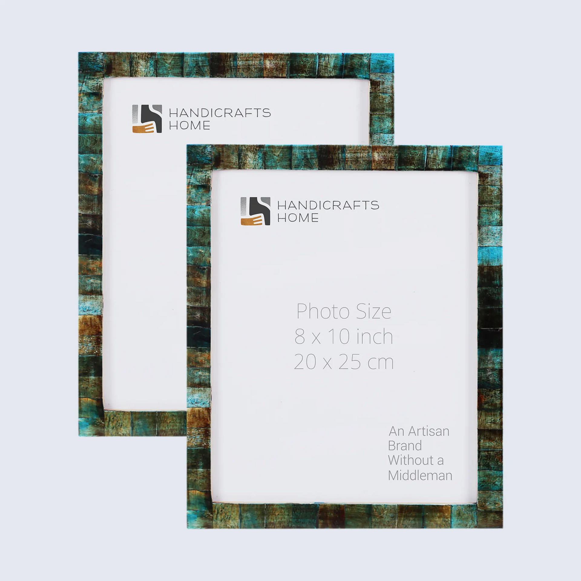 Picture Frame Verdigris Collection Bone Inlay Verdigris Pack of 2 - 3 sizes