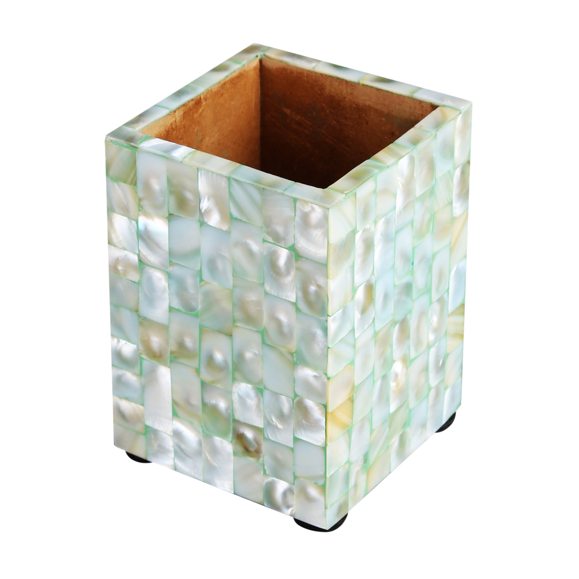 pen holder mother of pearl available in 4 colors 3x4 Inch