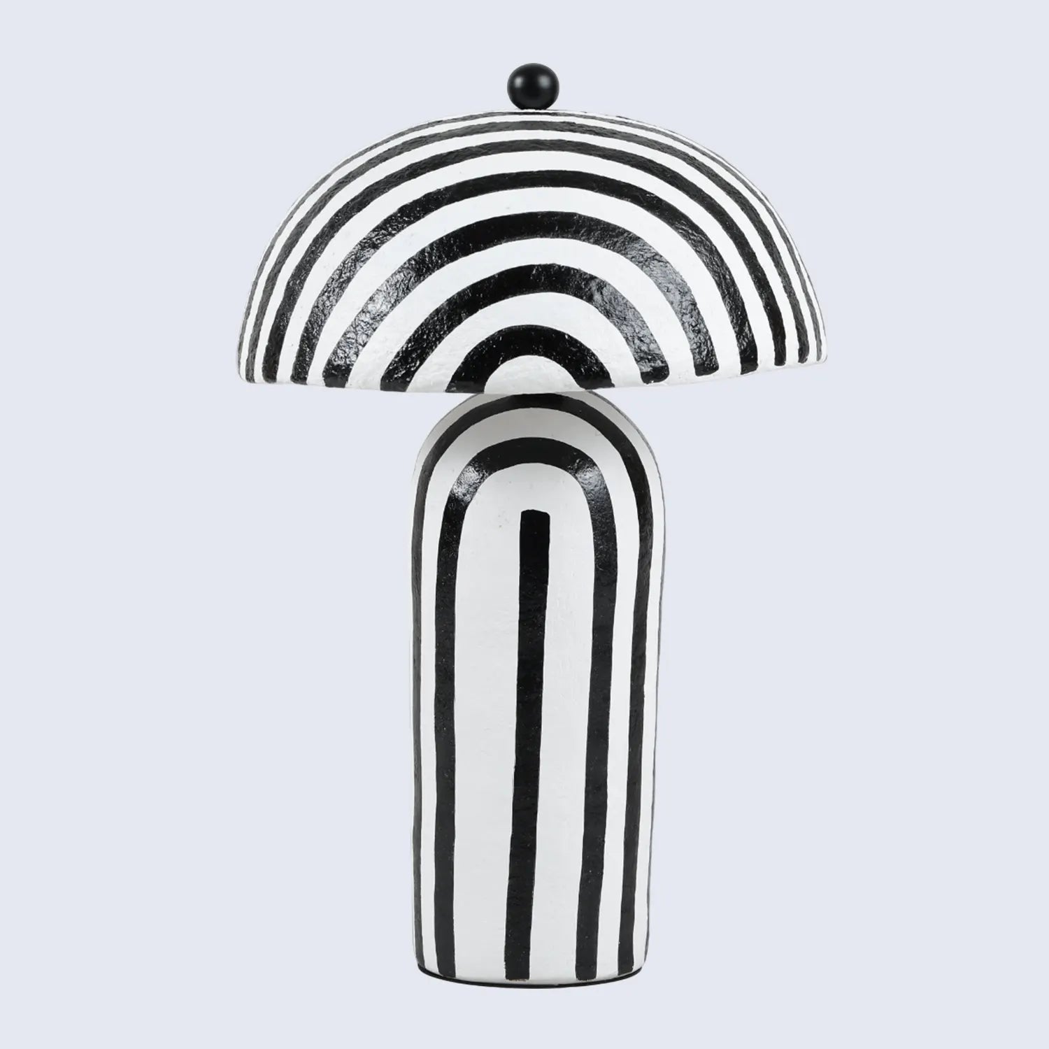 table lamp 12x19 black strip modern bedside lamp