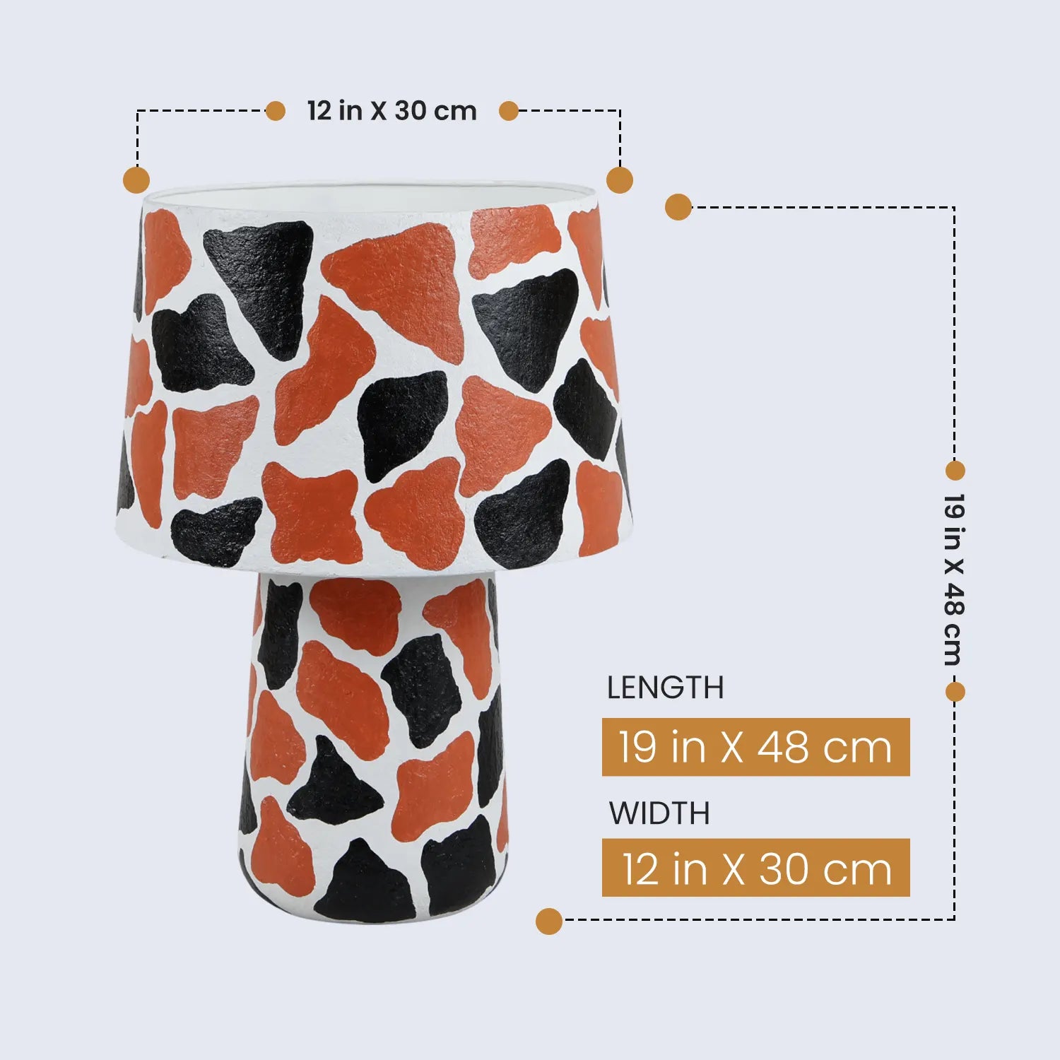 table lamp 12x19 safari modern bedside lamp 1