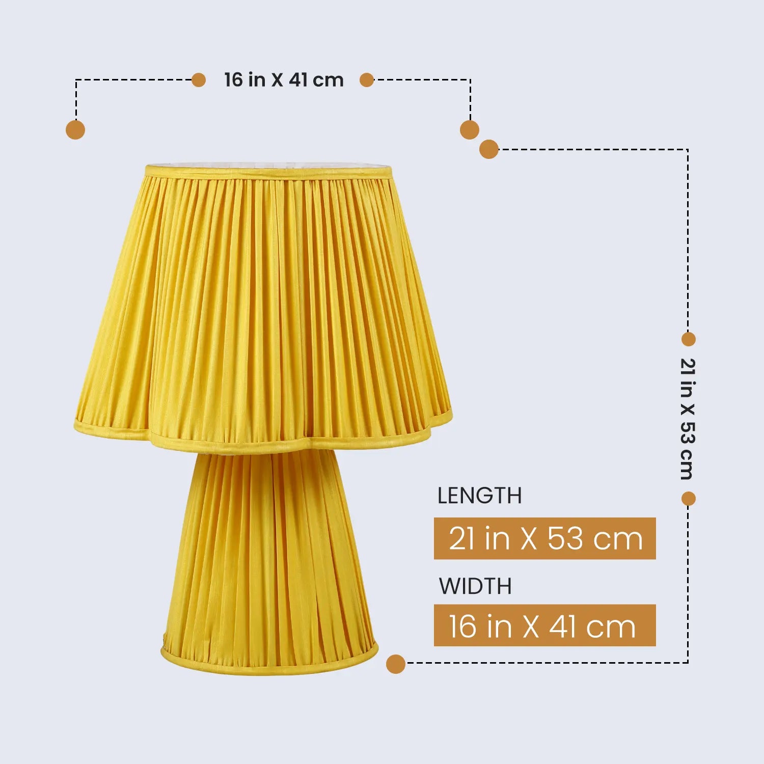 table lamp 16x21 sunflower yellow modern bedside lamp 1